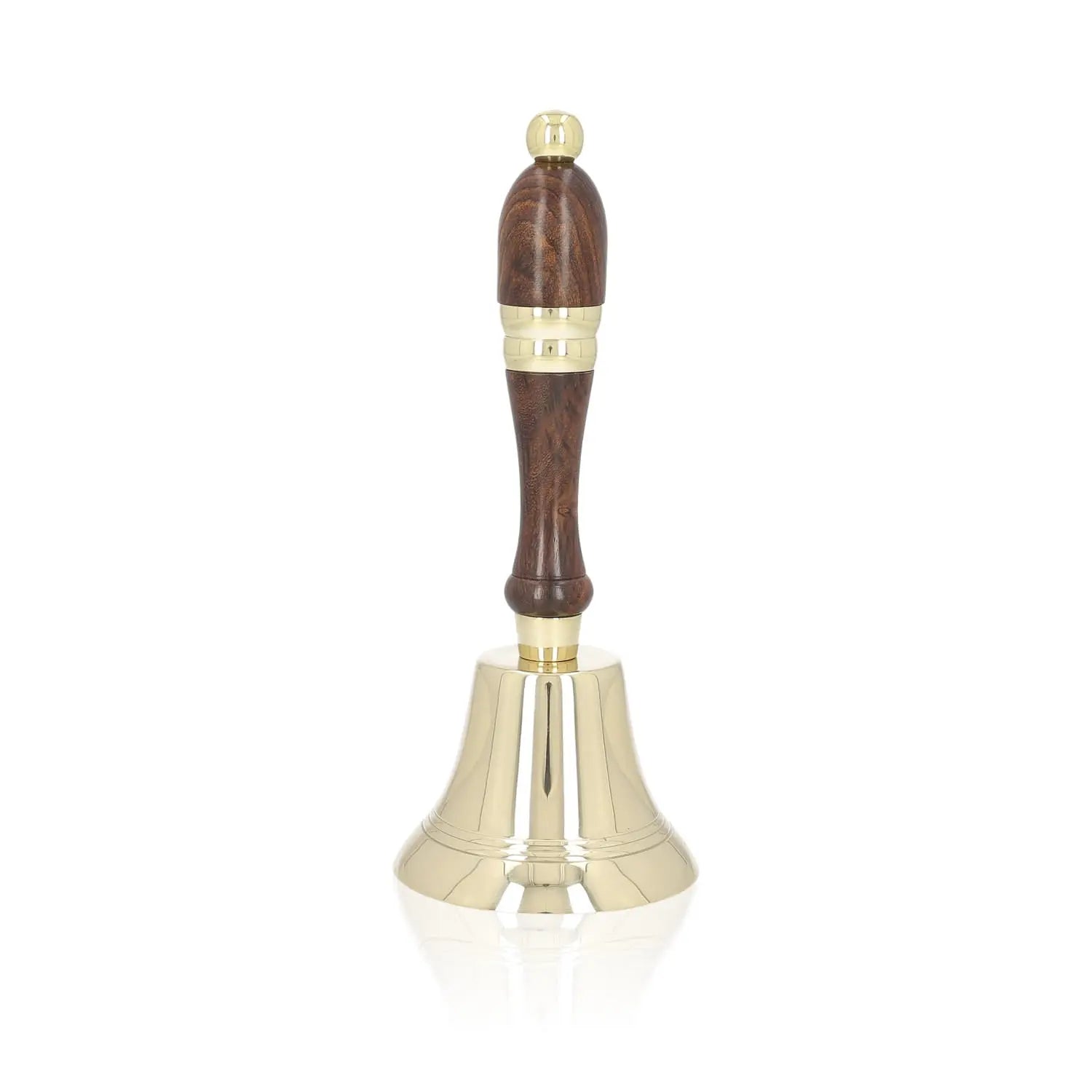 Brass Hand Bell with Wooden Handle