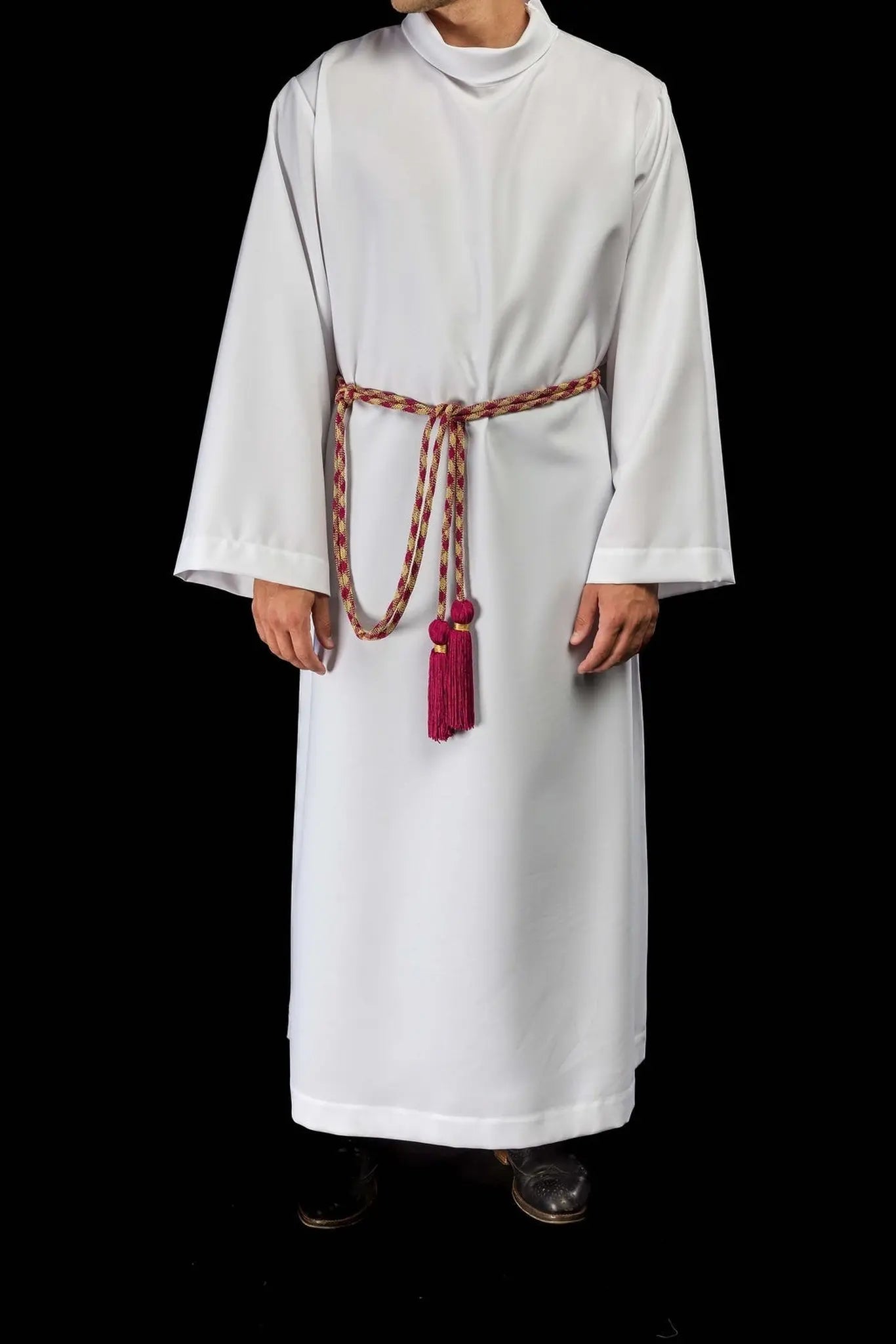 Premium Red-Gold Liturgical Cincture