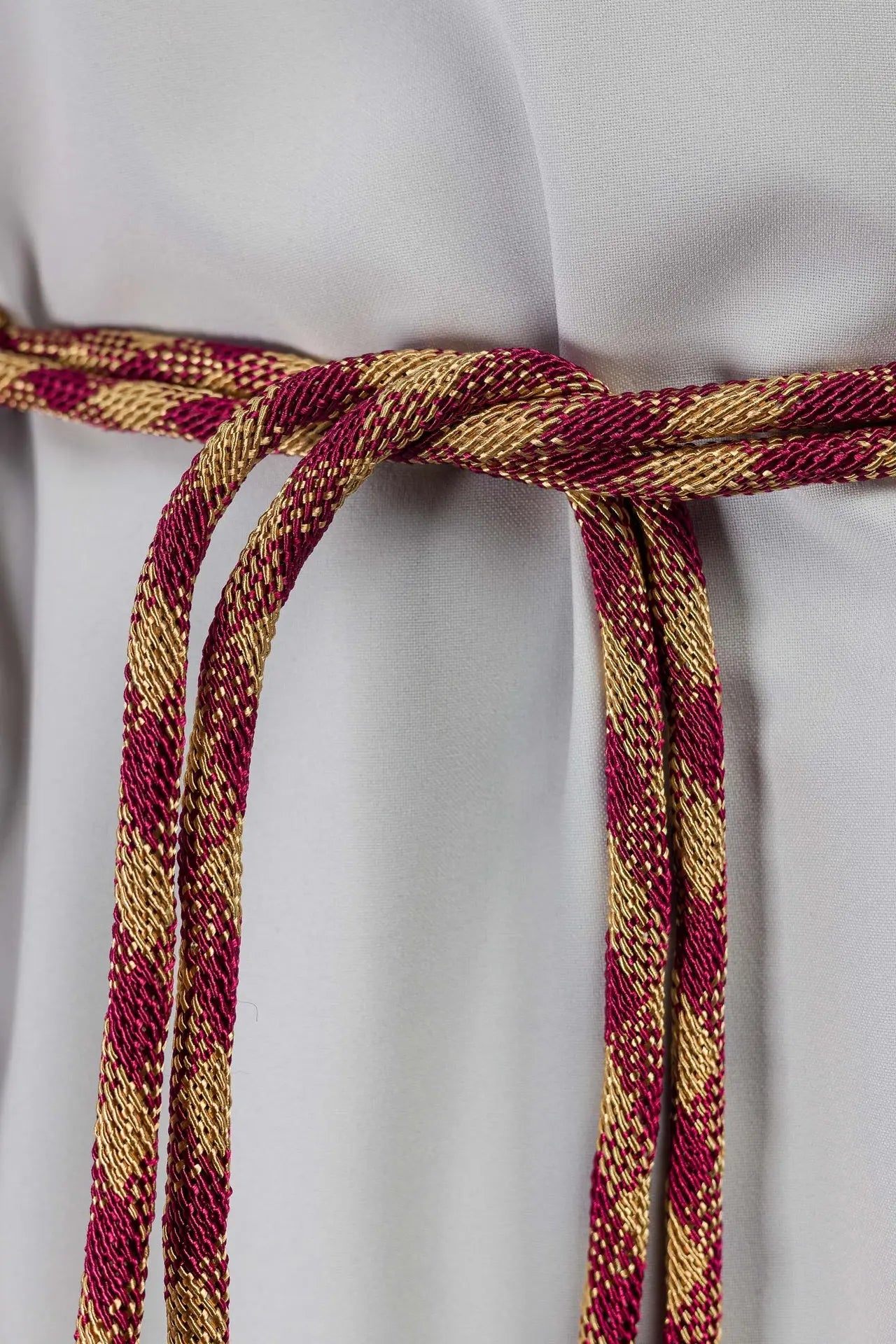 Premium Red-Gold Liturgical Cincture