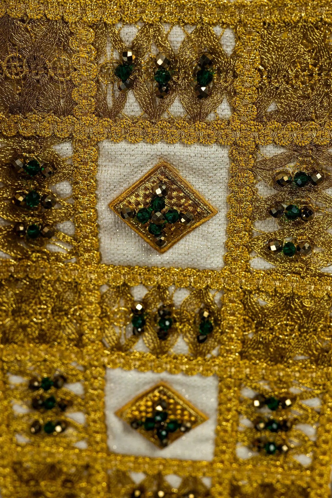 Handmade Stole with Natural Stones Handmade 2013