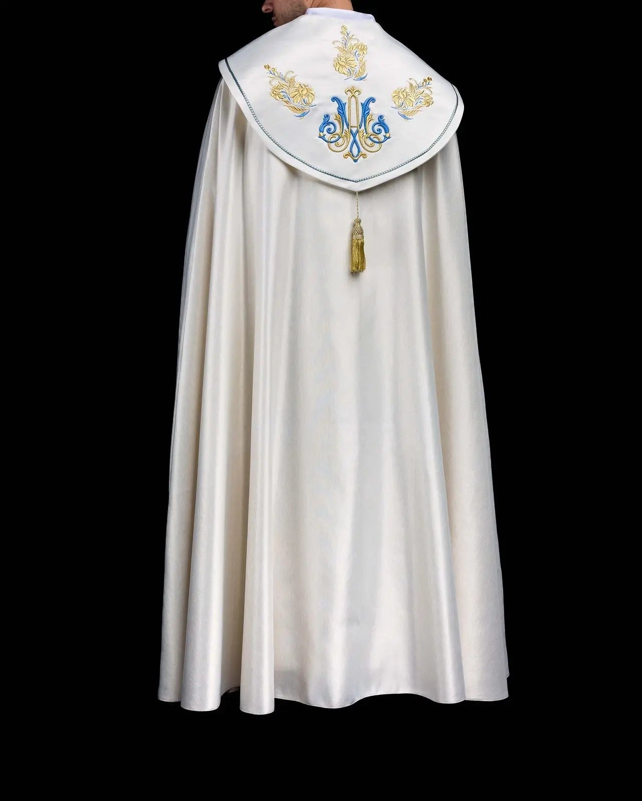 Ecru Marian Embroidered Cope