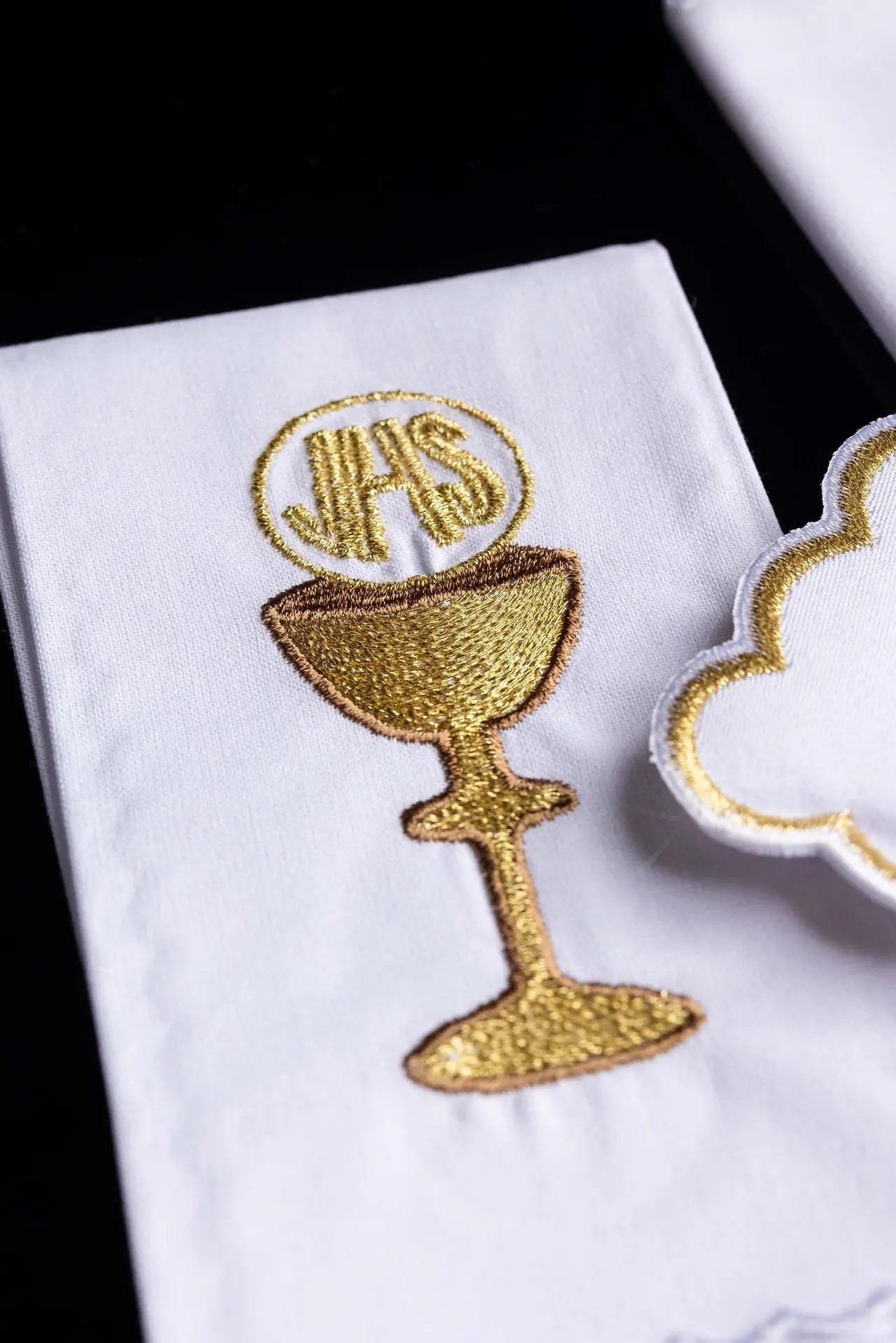Chalice lingerie embroidered with a chalice motif