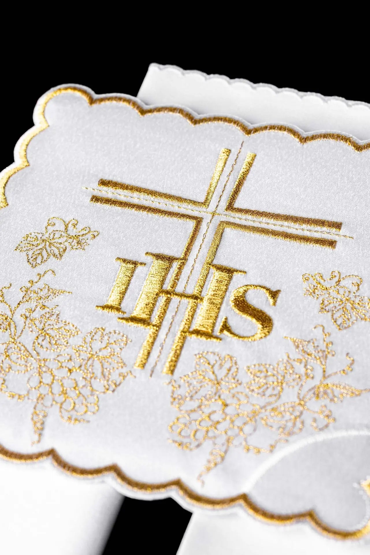 Chalice lingerie with delicate gold embroidery