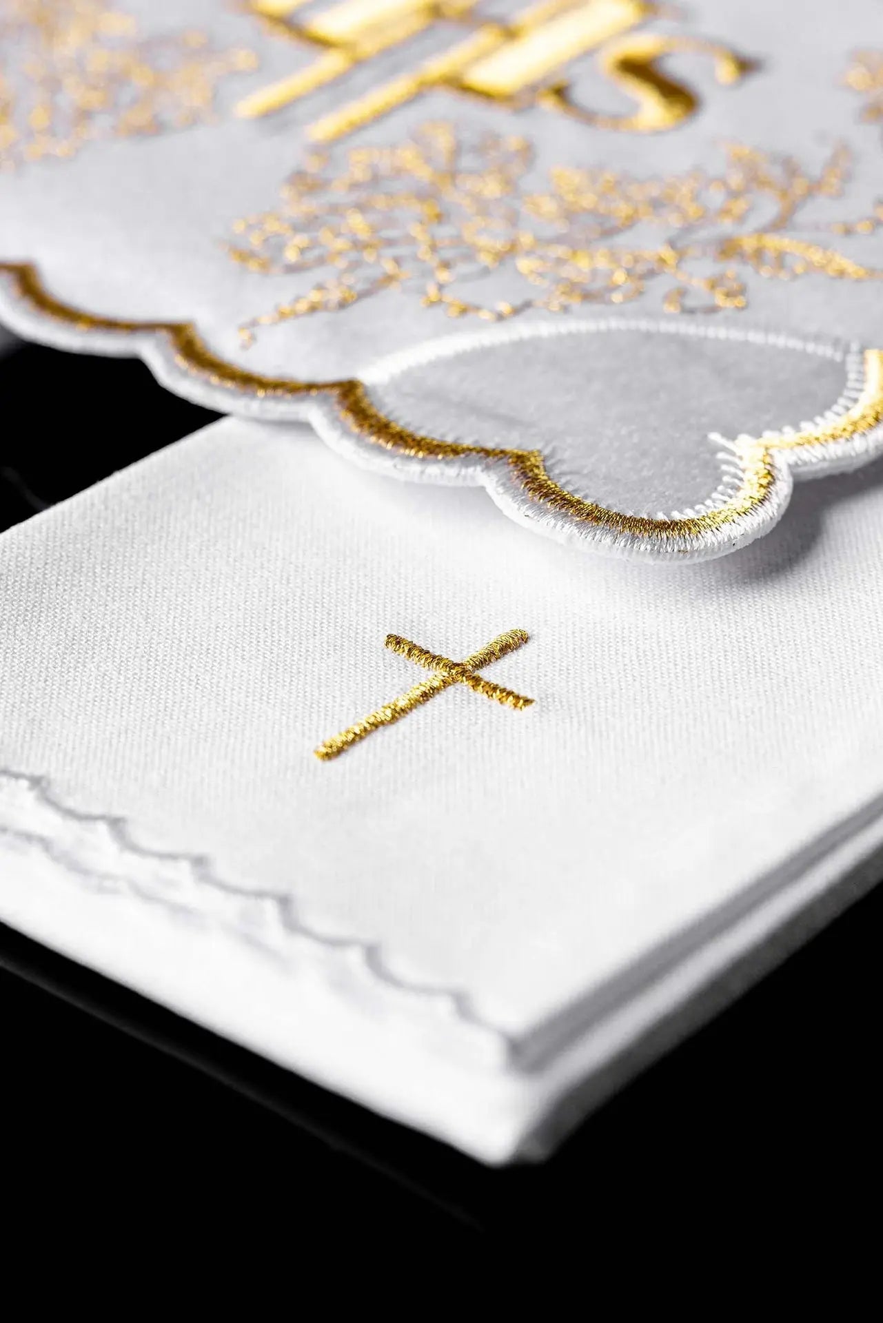 Chalice lingerie with delicate gold embroidery