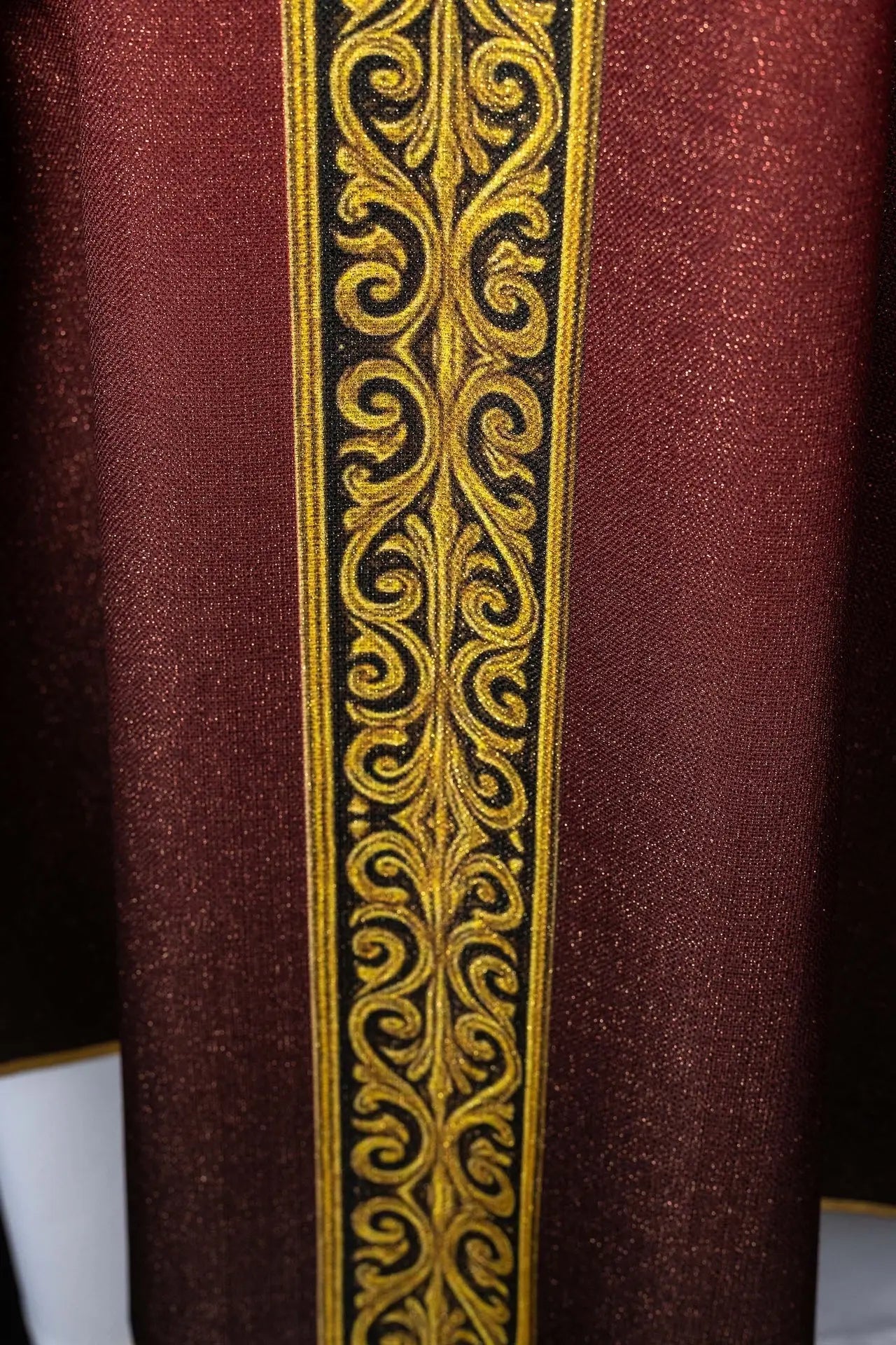 Red Pax Chasuble with Rich Gold Ornament