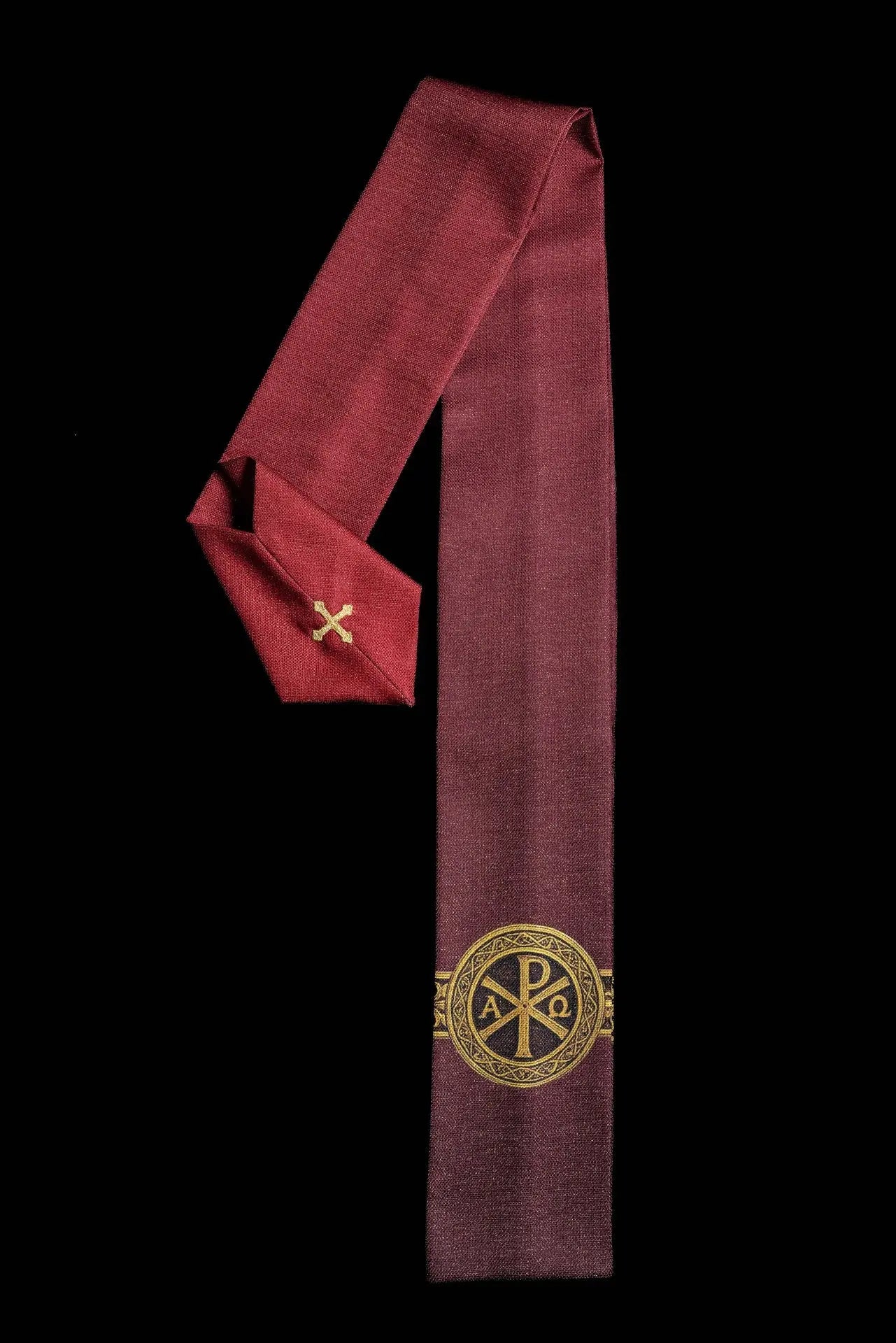 Red Pax Chasuble with Rich Gold Ornament