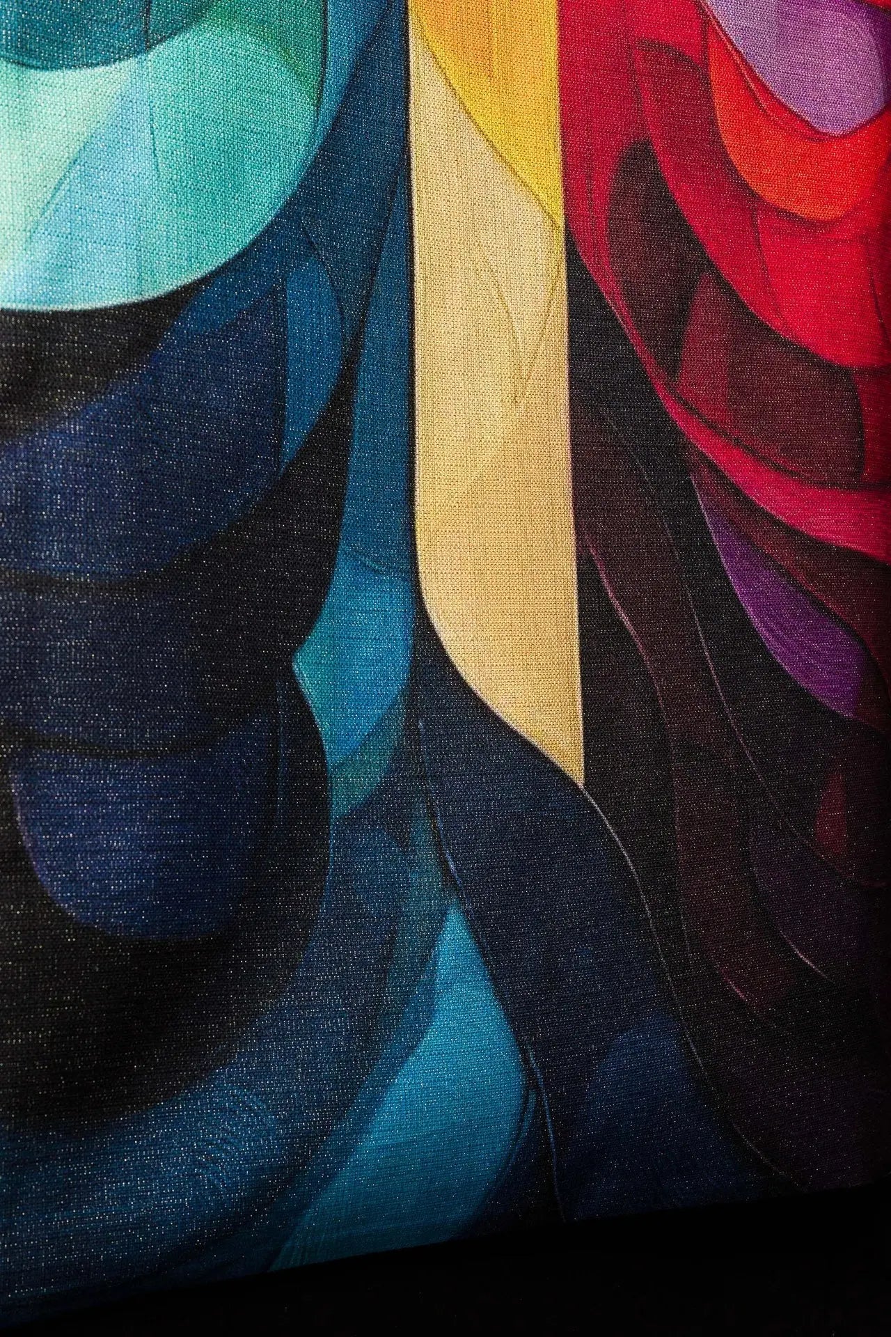 Housse de lutrin imprimée multicolore avec motif croix