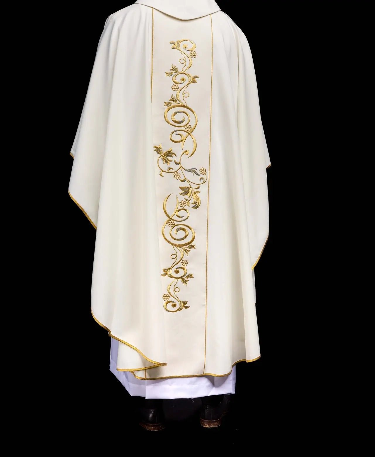 Chasuble de Noël avec l'image de la Sainte Famille