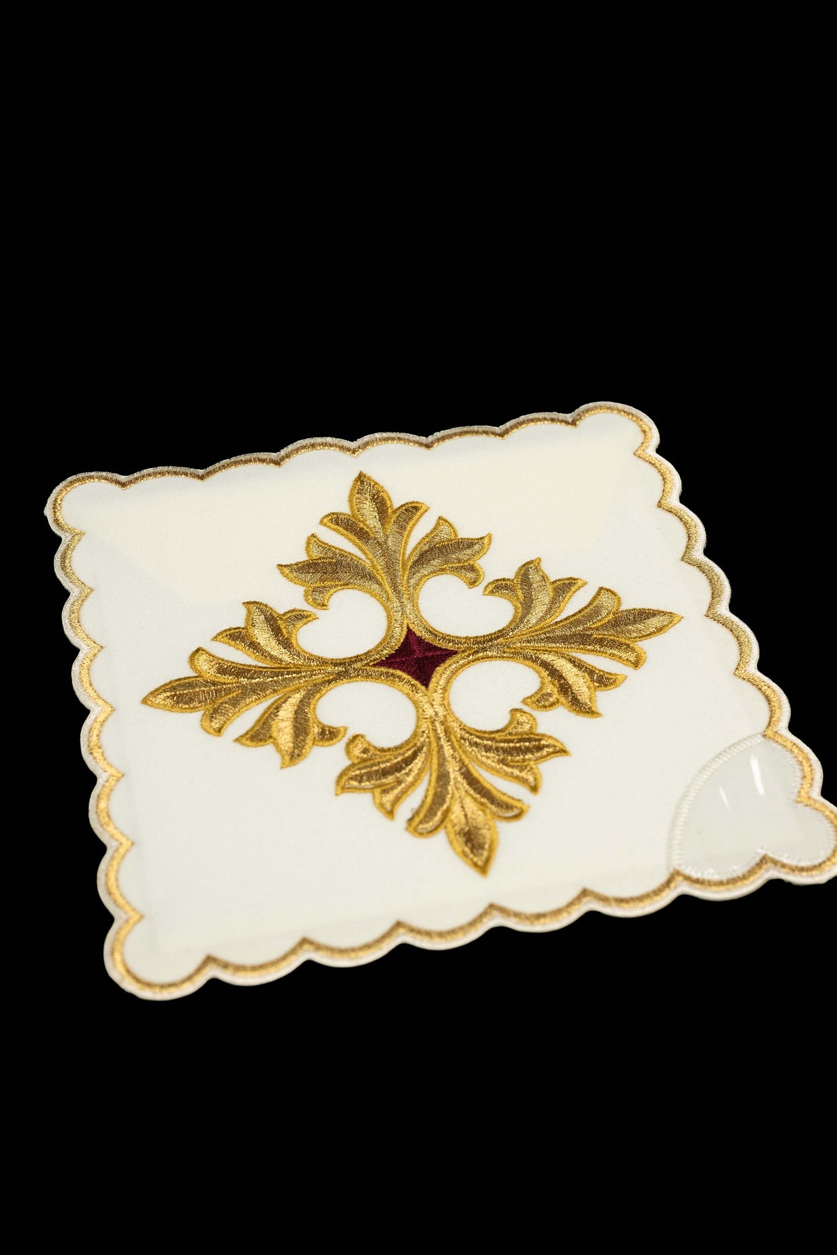 Ensemble de pales avec symbole de croix en quatre couleurs liturgiques