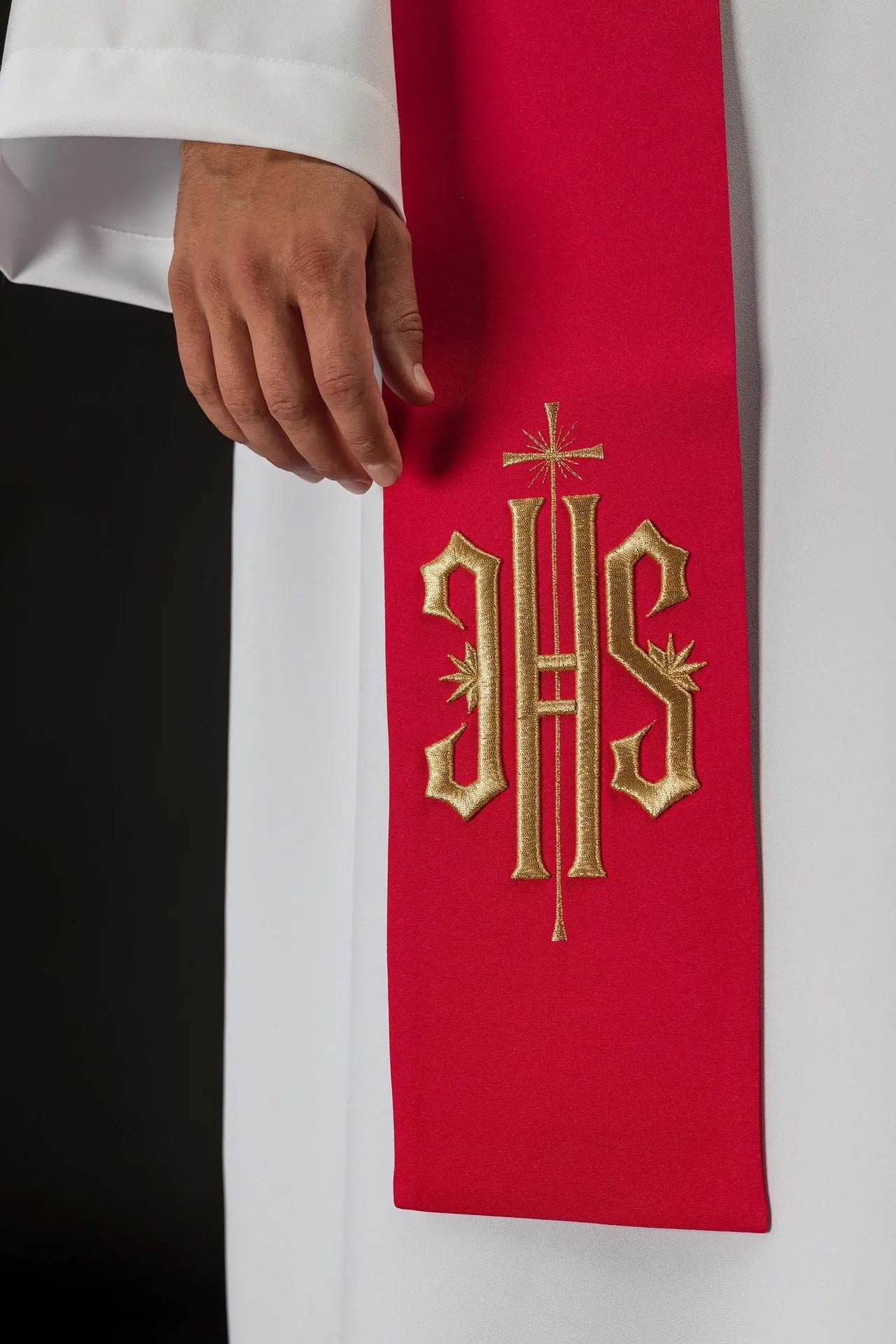 Embroidered Stole with the Image of St. Florian