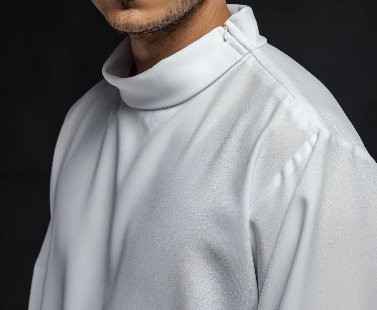 Robe de prêtre blanche unie