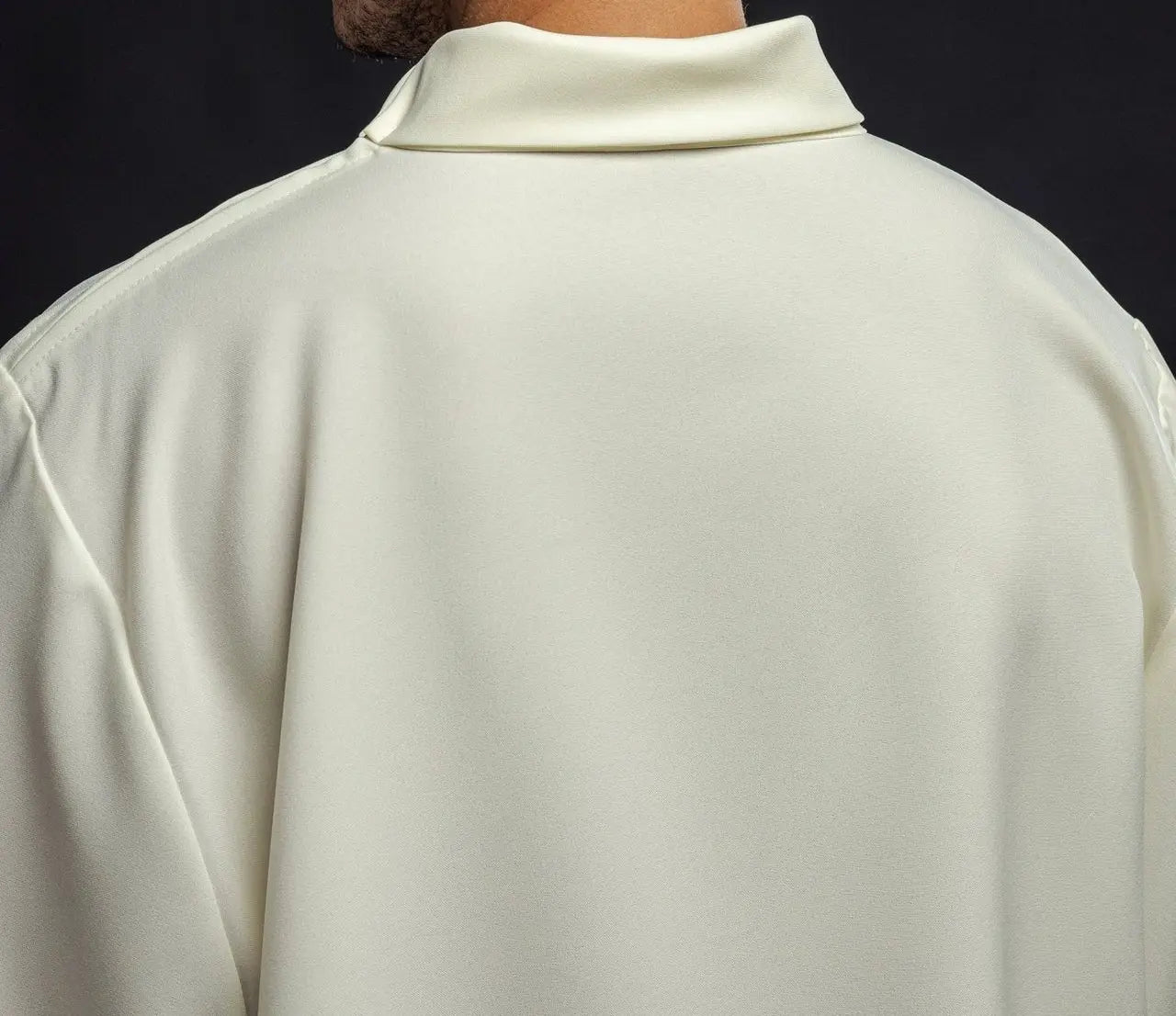 Robe de prêtre unie écrue