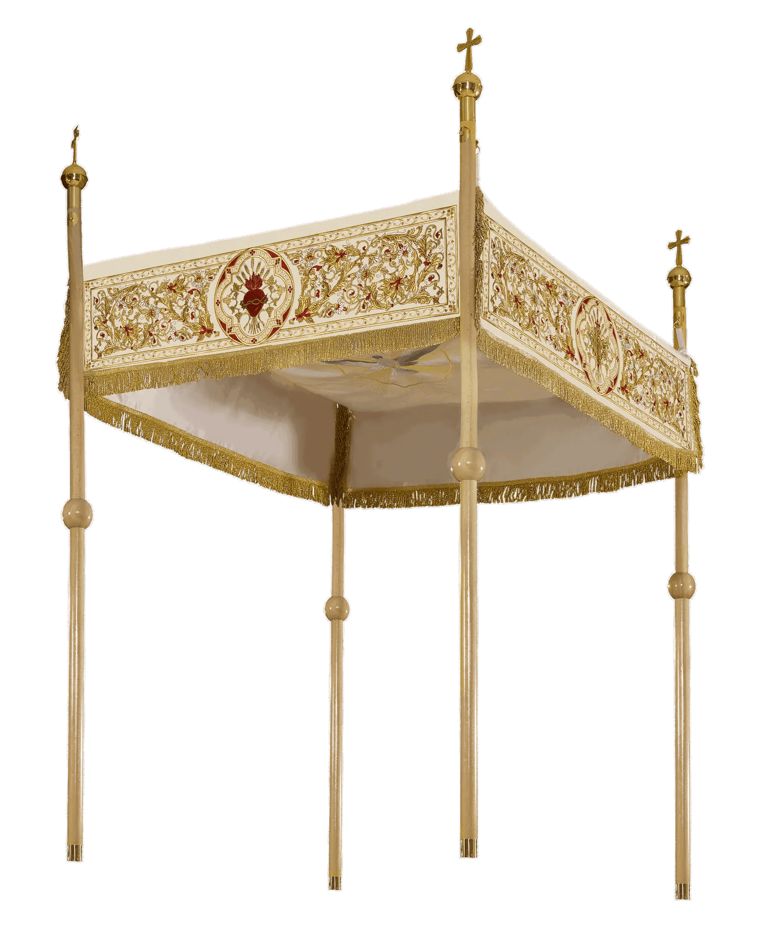 Baldaquin brodé 140 cm x 160 cm
