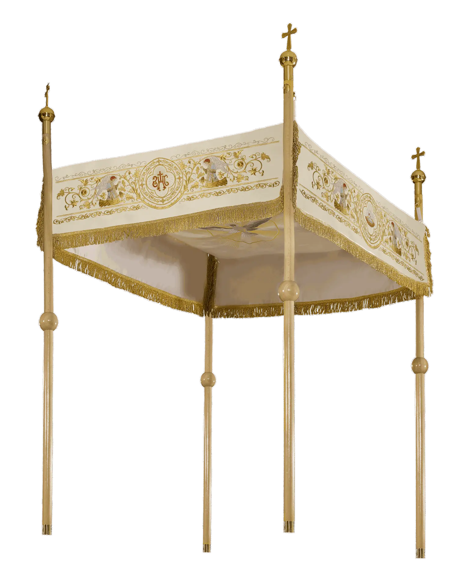 Embroidered baldachin