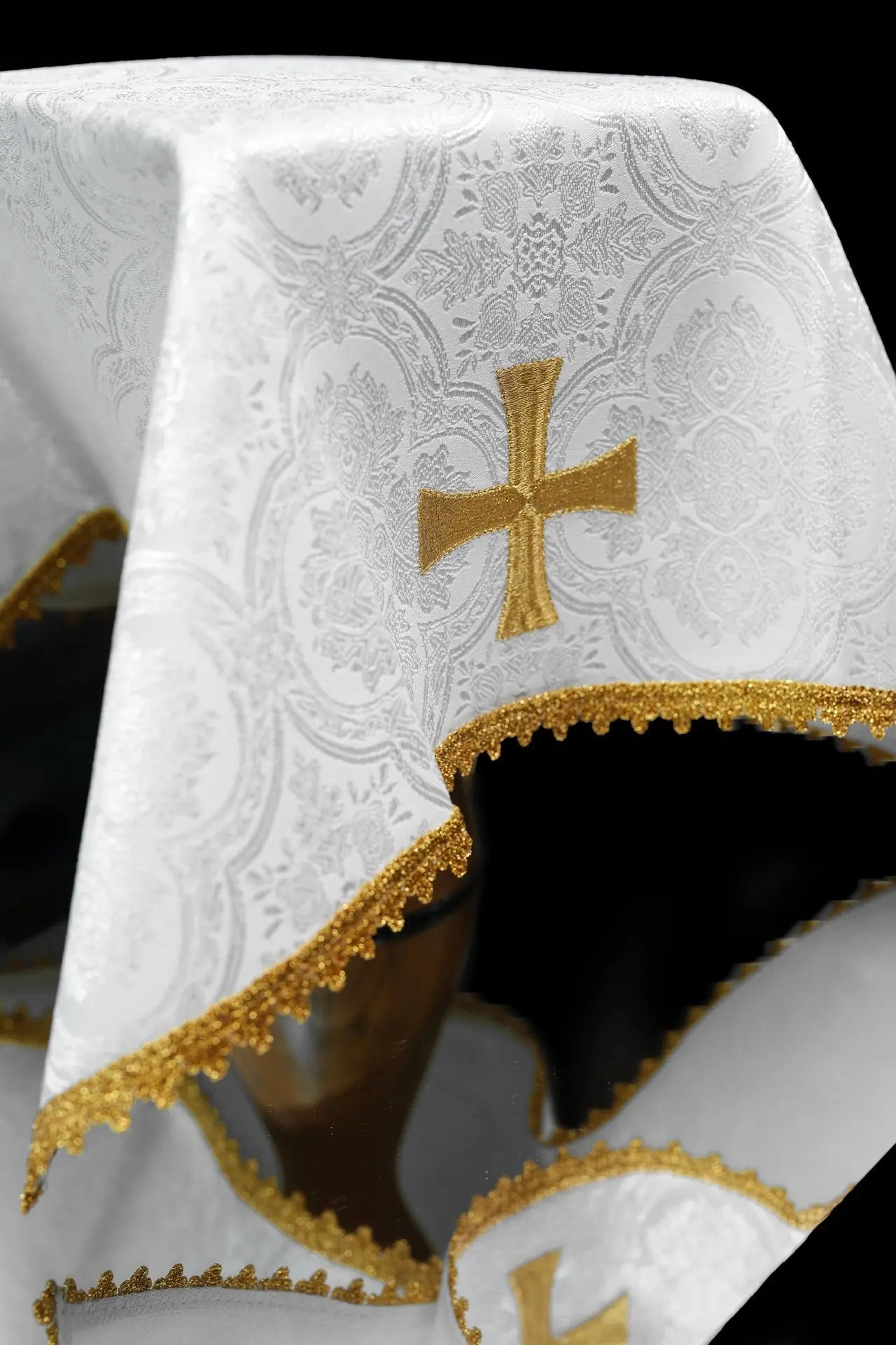 Ensemble de voiles de calice en quatre couleurs liturgiques