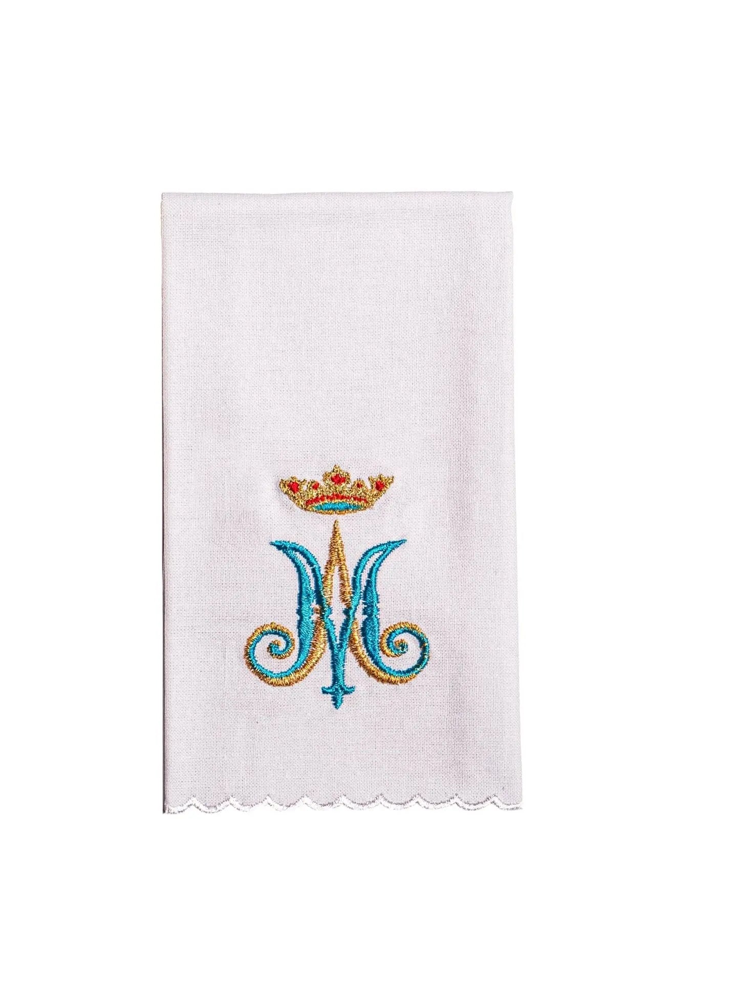 Embroidered chalice linen Marian