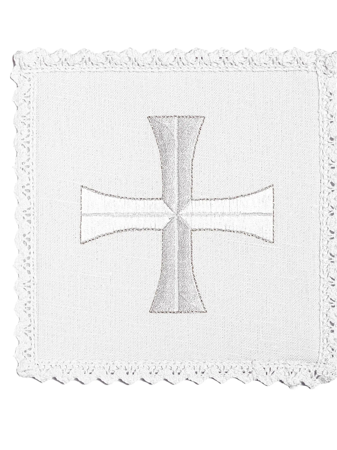 Chalice linen with delicate cross embroidery