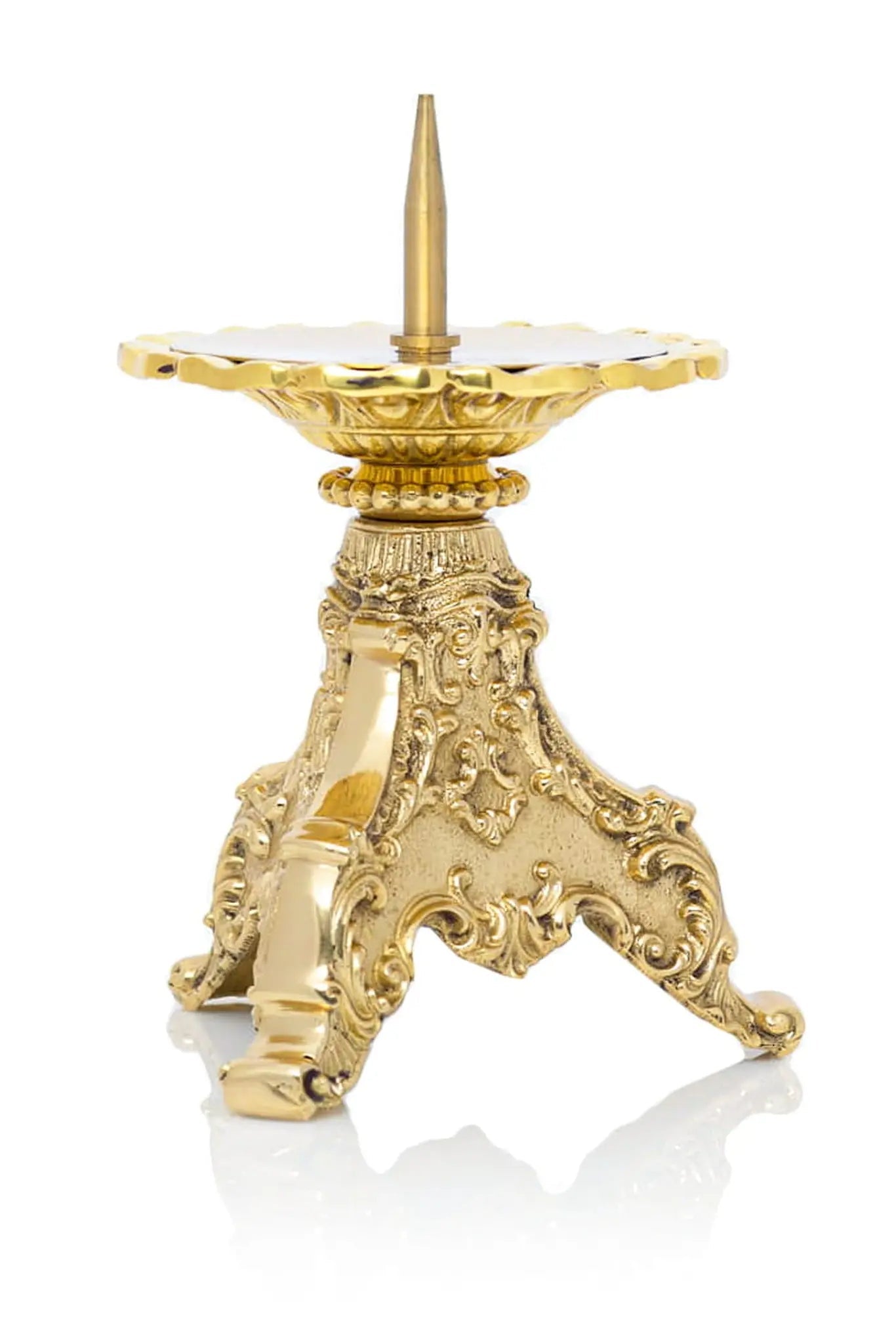 Brass candlestick - 12 cm - HAFTINA ATELIER