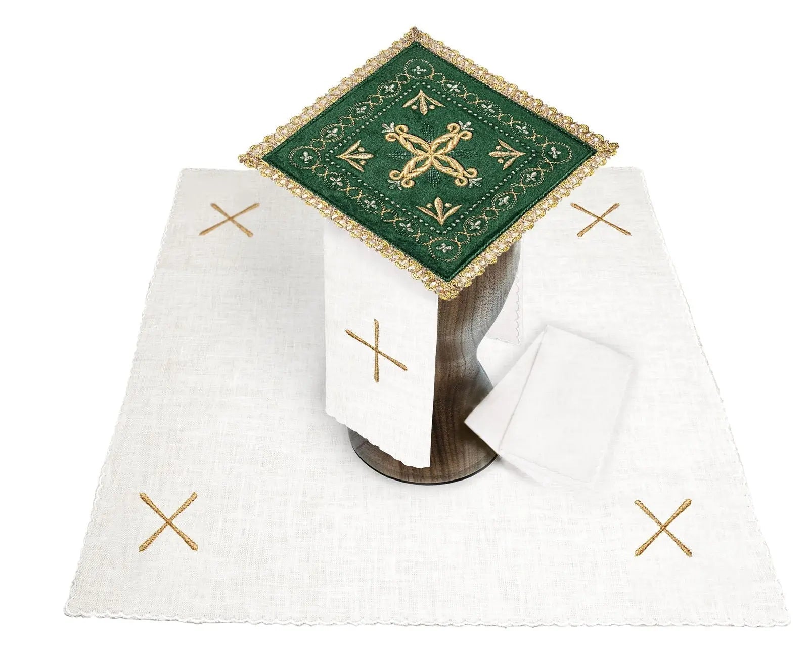 Chalice linen made of velvet with gold embroidery - HAFTINA ATELIER