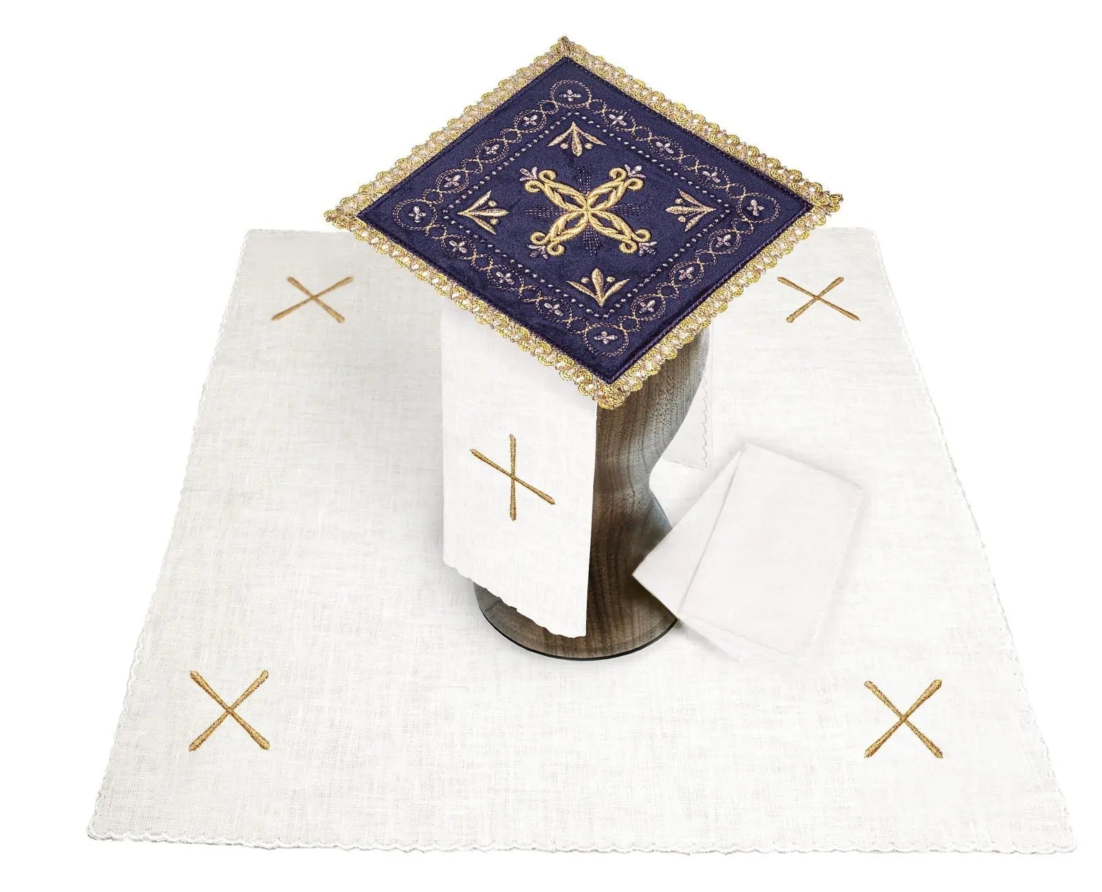 Chalice linen made of velvet with gold embroidery - HAFTINA ATELIER