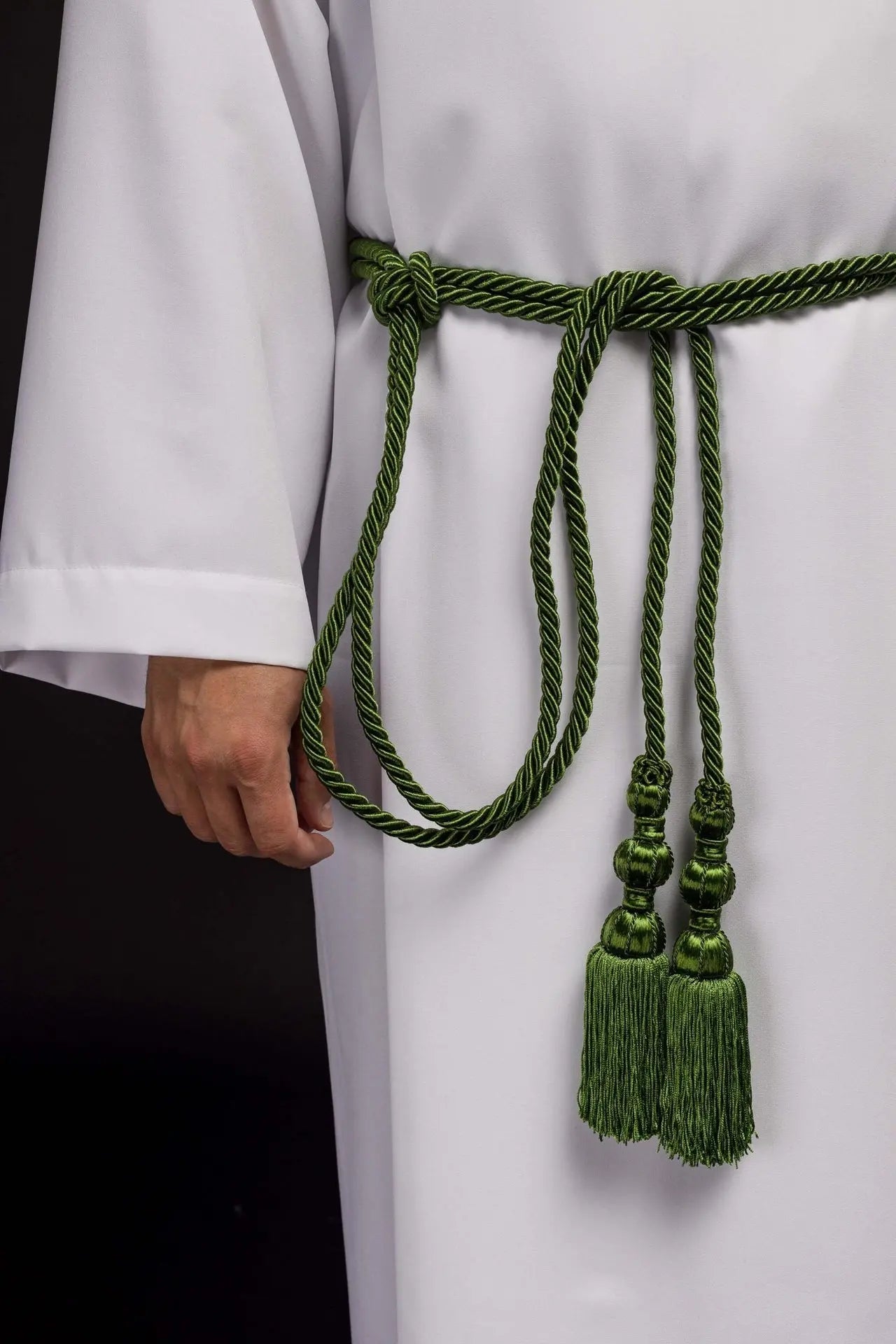 Ceinture liturgique verte