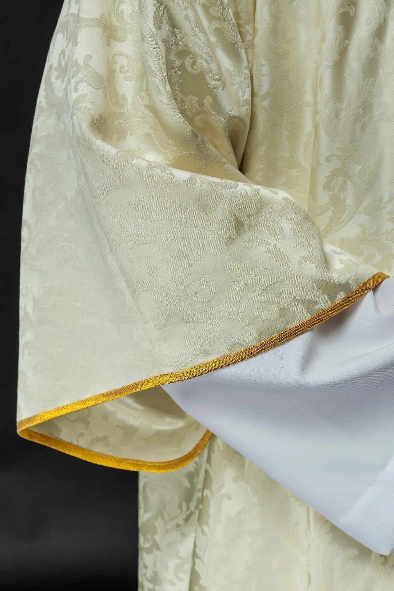 Dalmatic with Easter Lamb Embroidery on Decorative Fabric