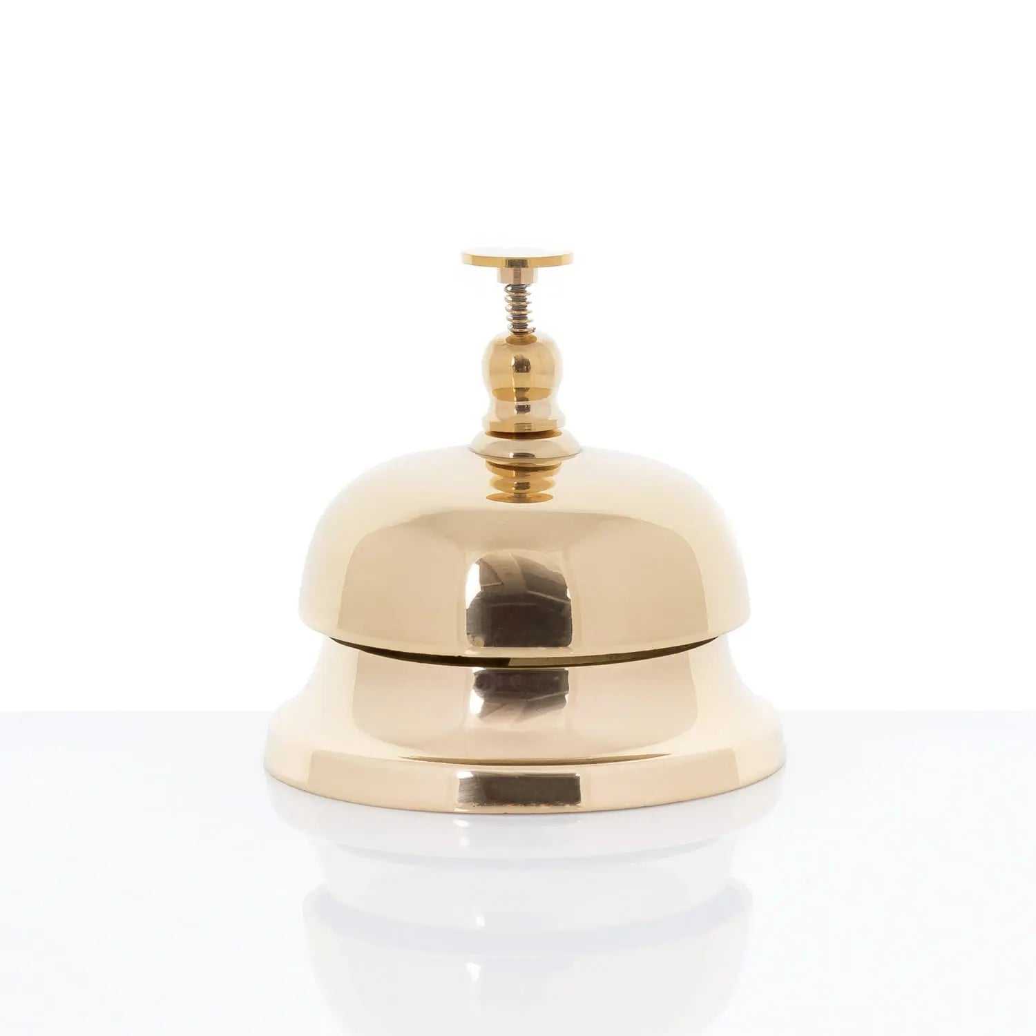 Cloche en laiton poli