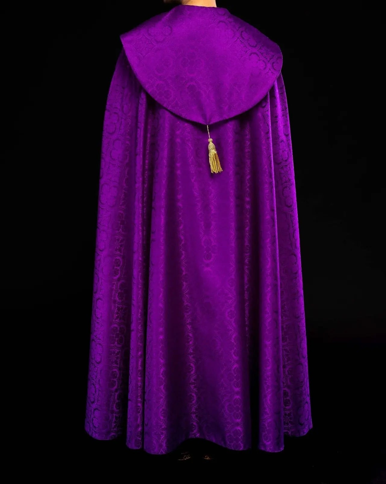 Purple Jacquard Liturgical Cope