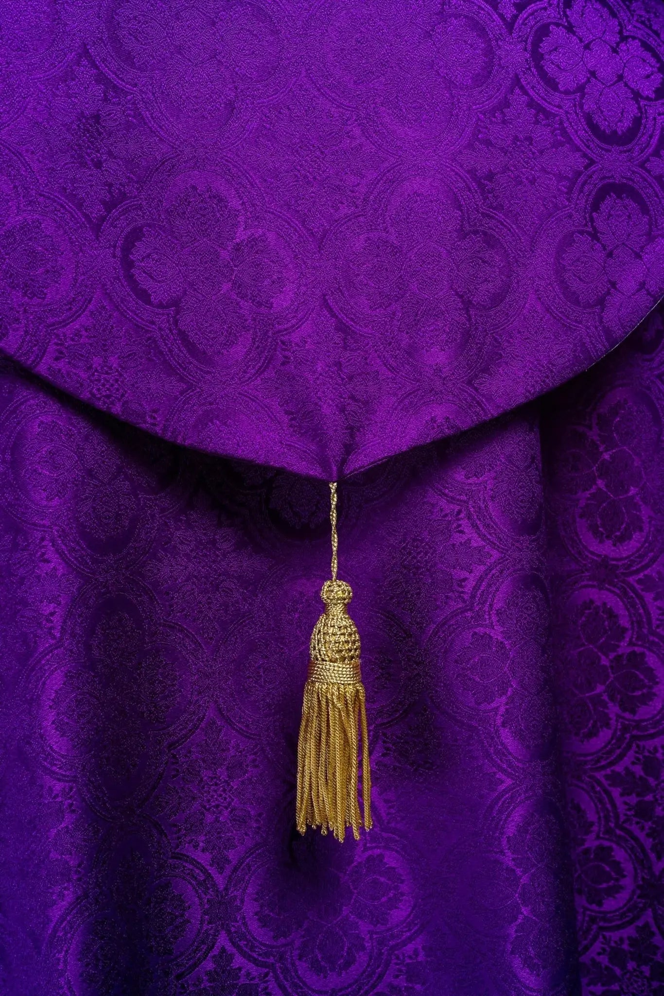 Purple Jacquard Liturgical Cope
