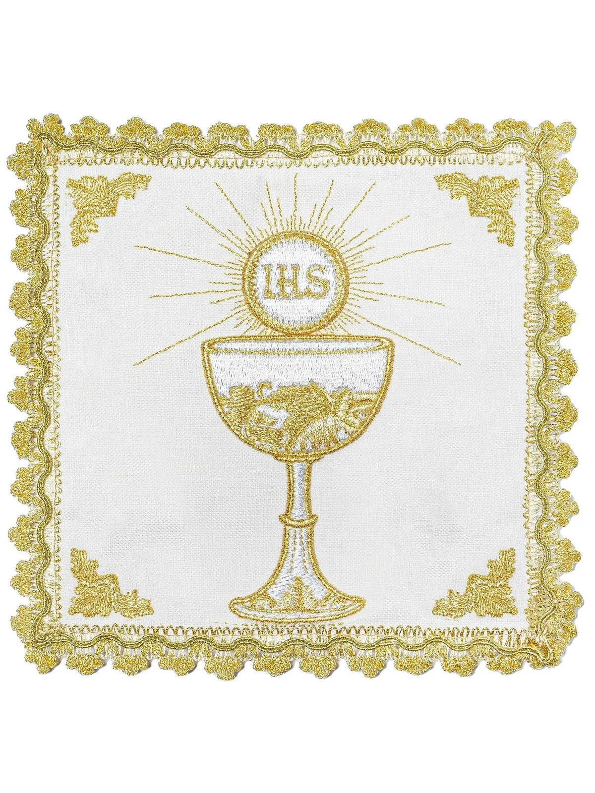 Chalice set with golden chalice motif
