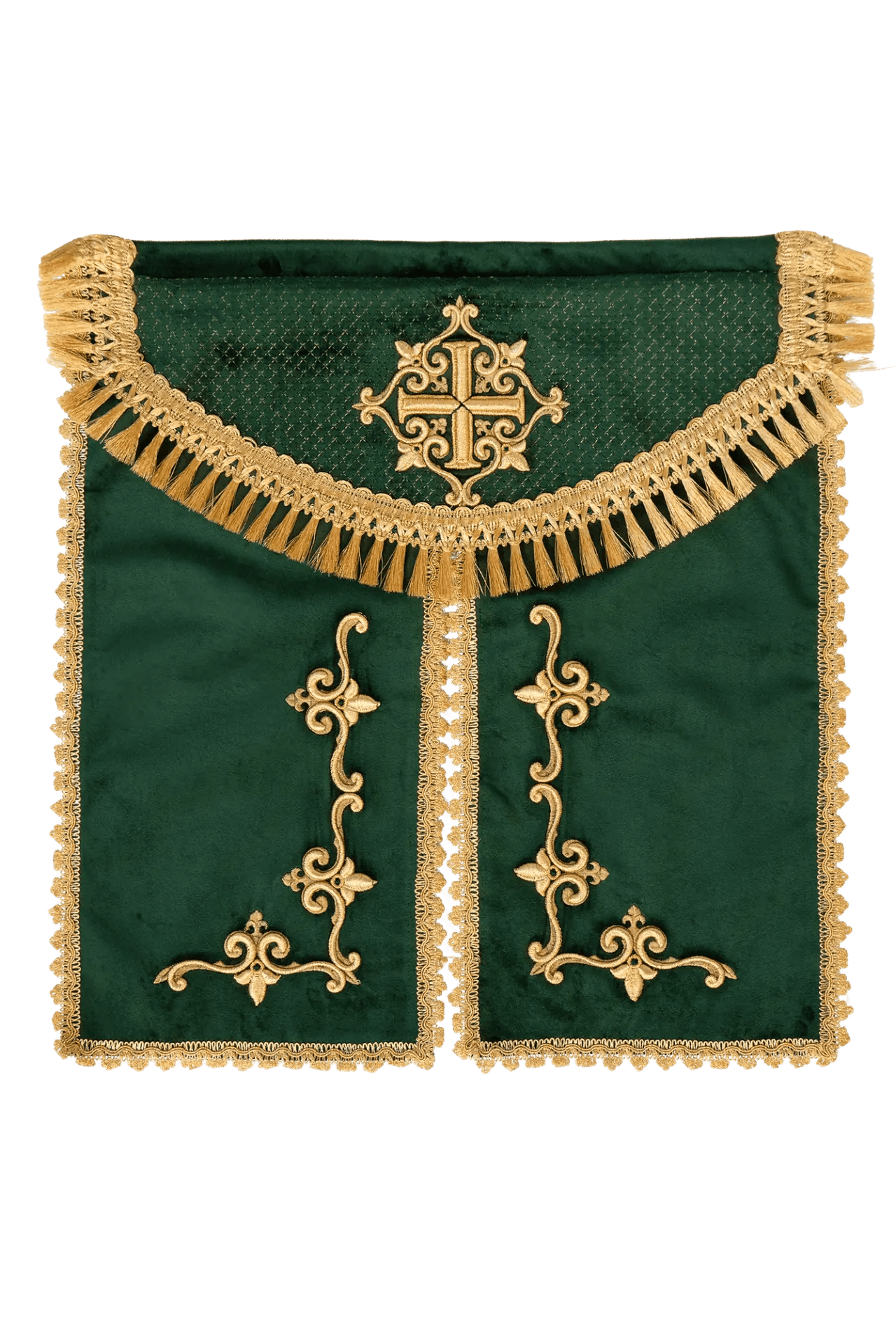 Conopeum Velours couverture verte pour tabernacle