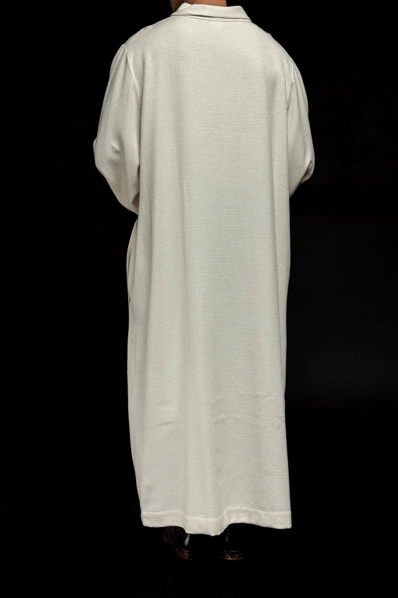 Linen priest's alb in natural weave fabric