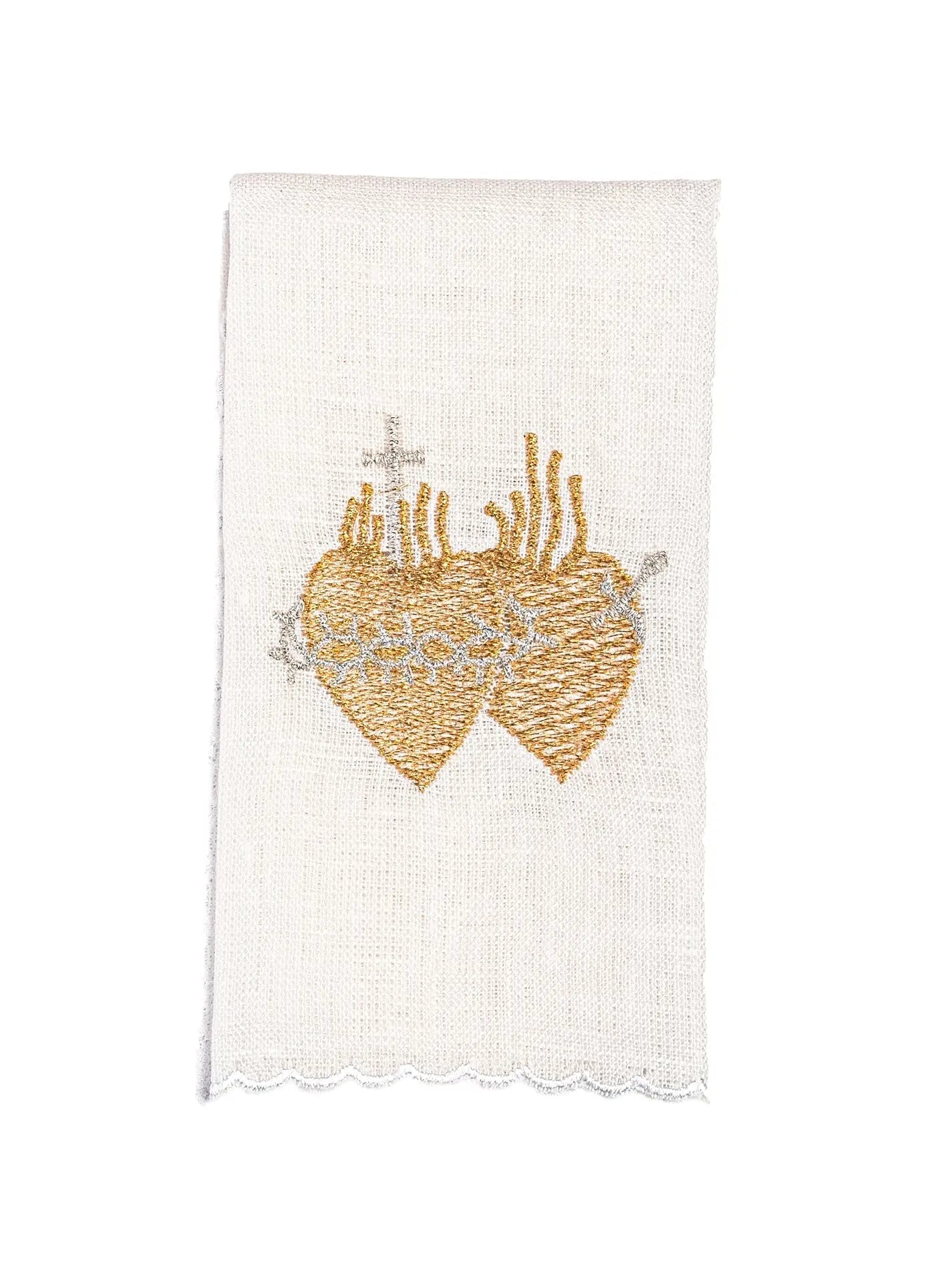 Linen chalice linen with gold embroidery