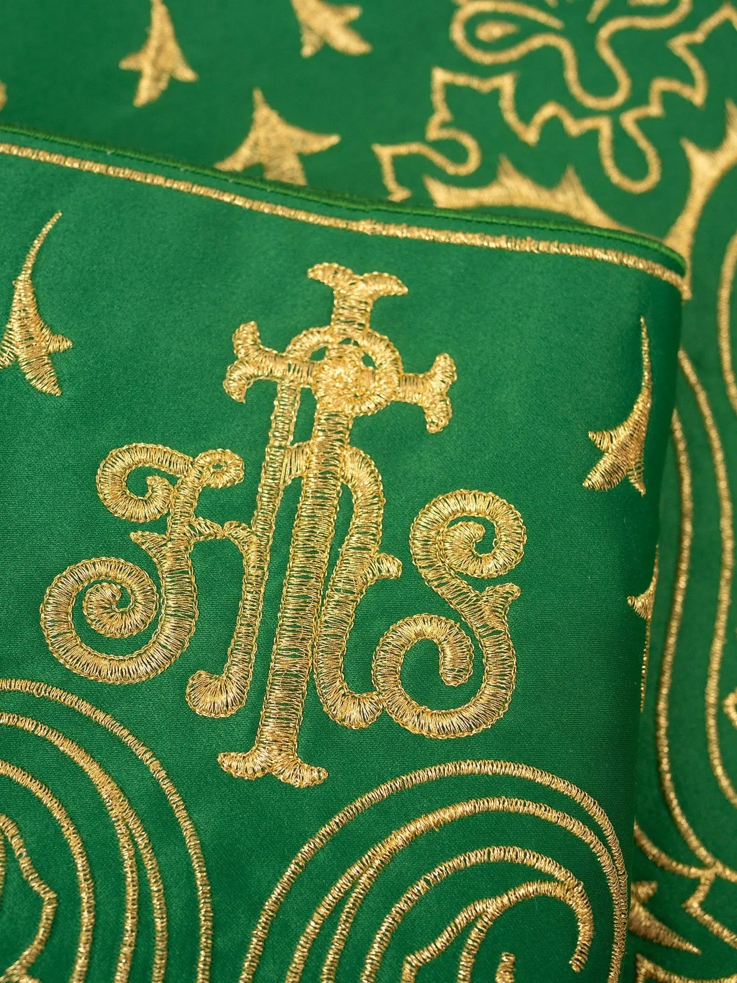 Mètre avec broderie avant IHS Vert