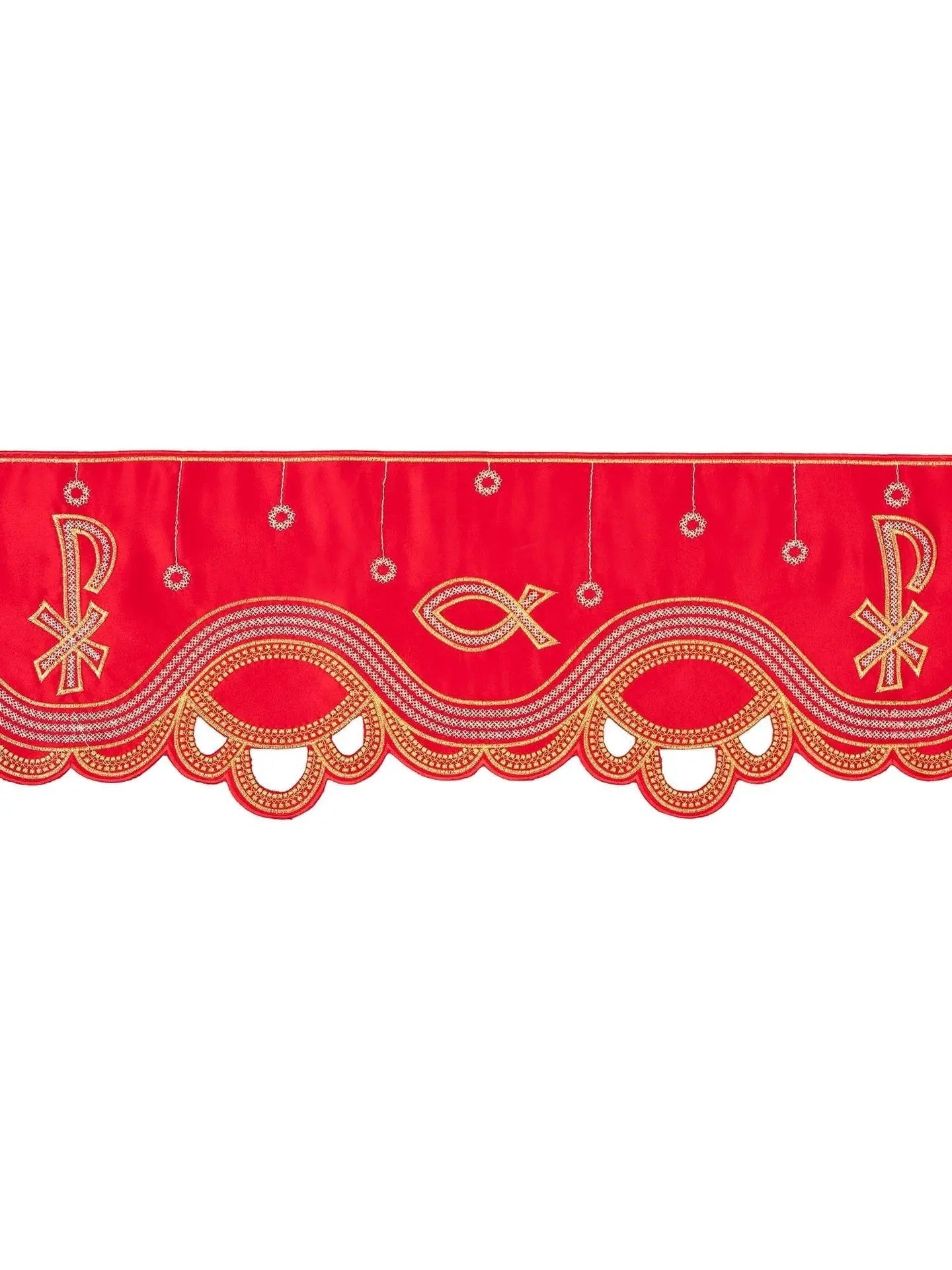 Mètre avec broderie avant PAX Rouge