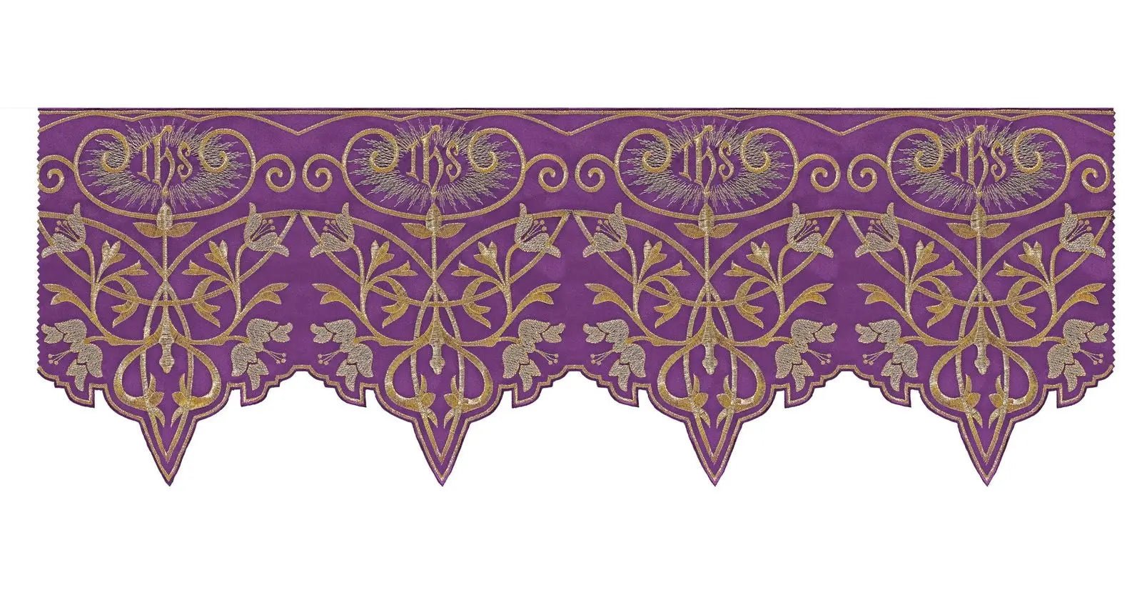 Mètre avec monogramme IHS en violet