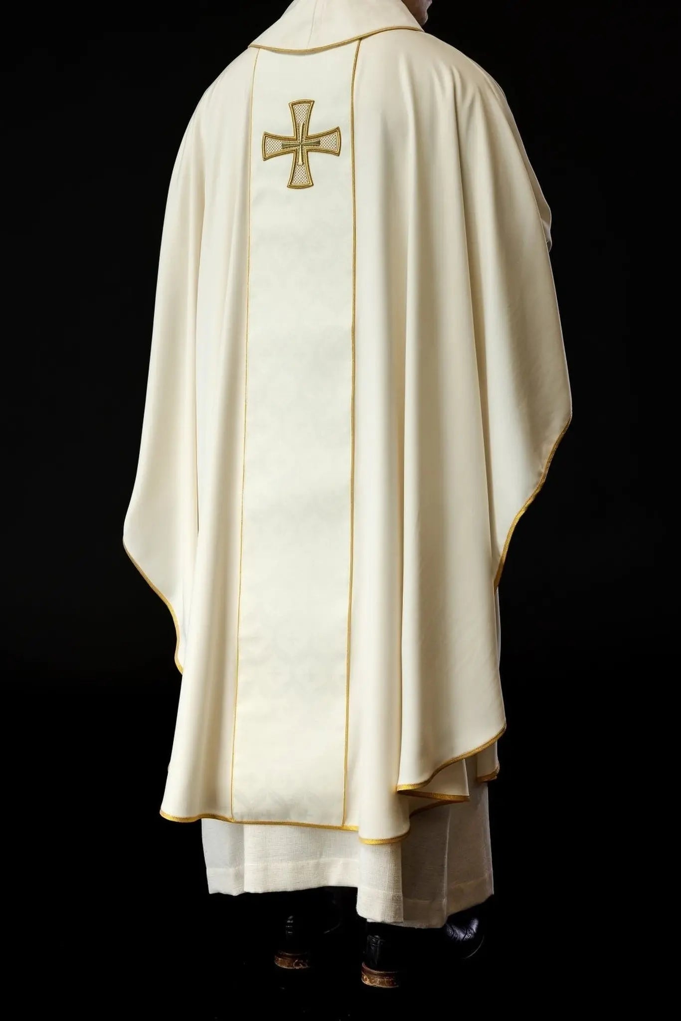 Chasuble Embroidered with a Band and Cross
