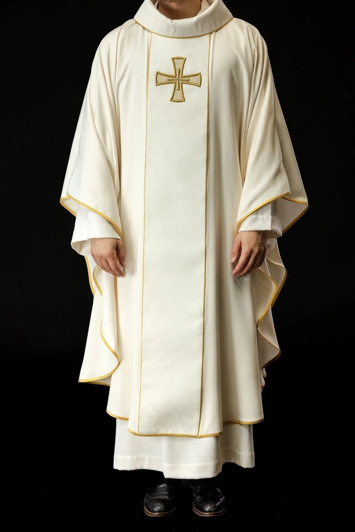 Chasuble Embroidered with a Band and Cross