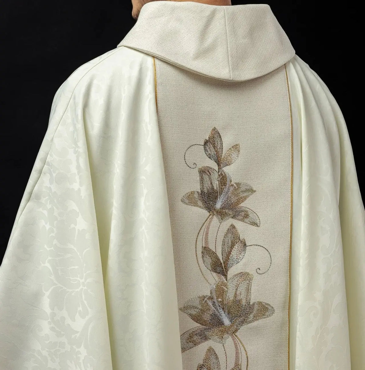 Embroidered chasuble with the image of Our Lady of Guadalupe