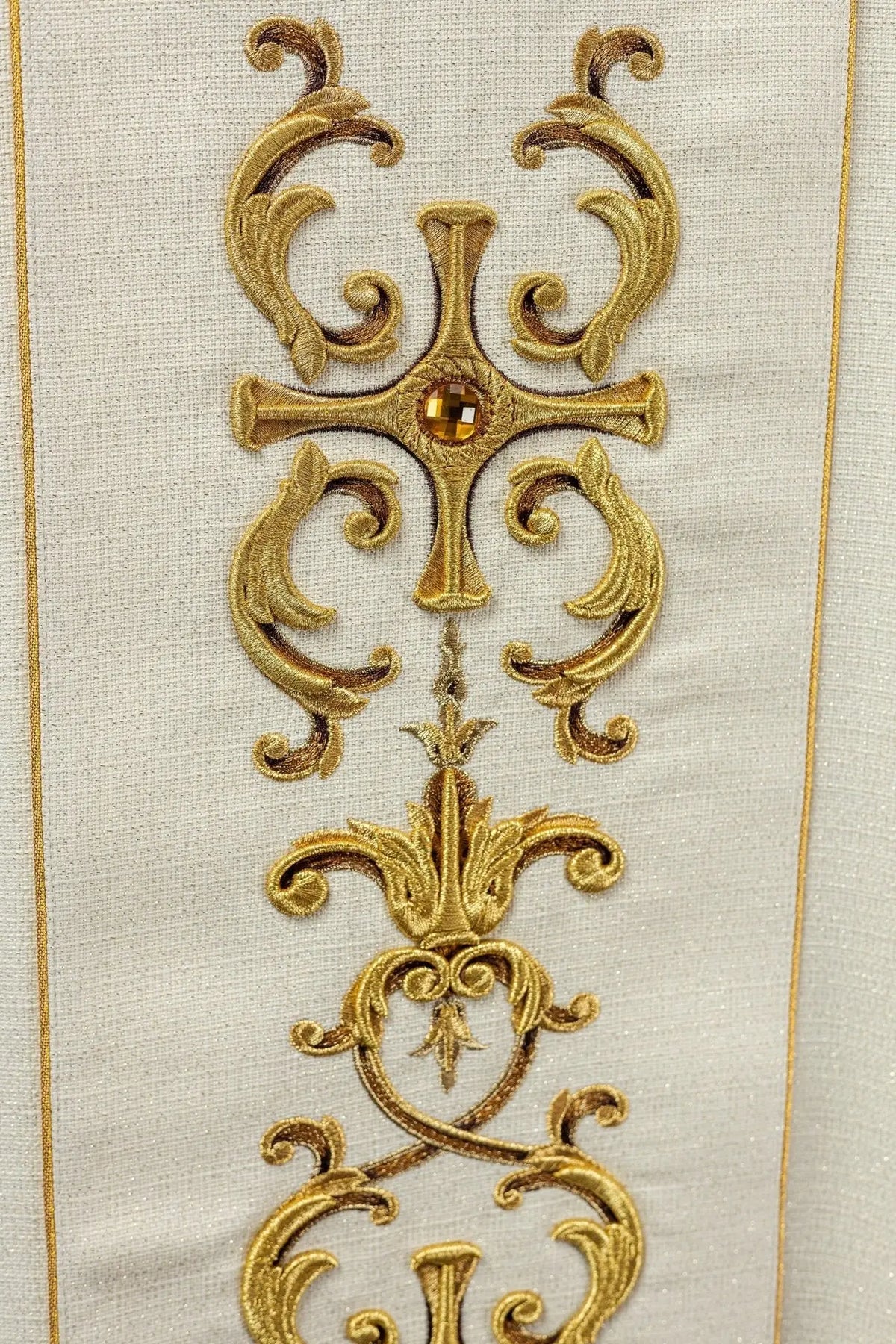 Embroidered chasuble with the image of Saint Anthony