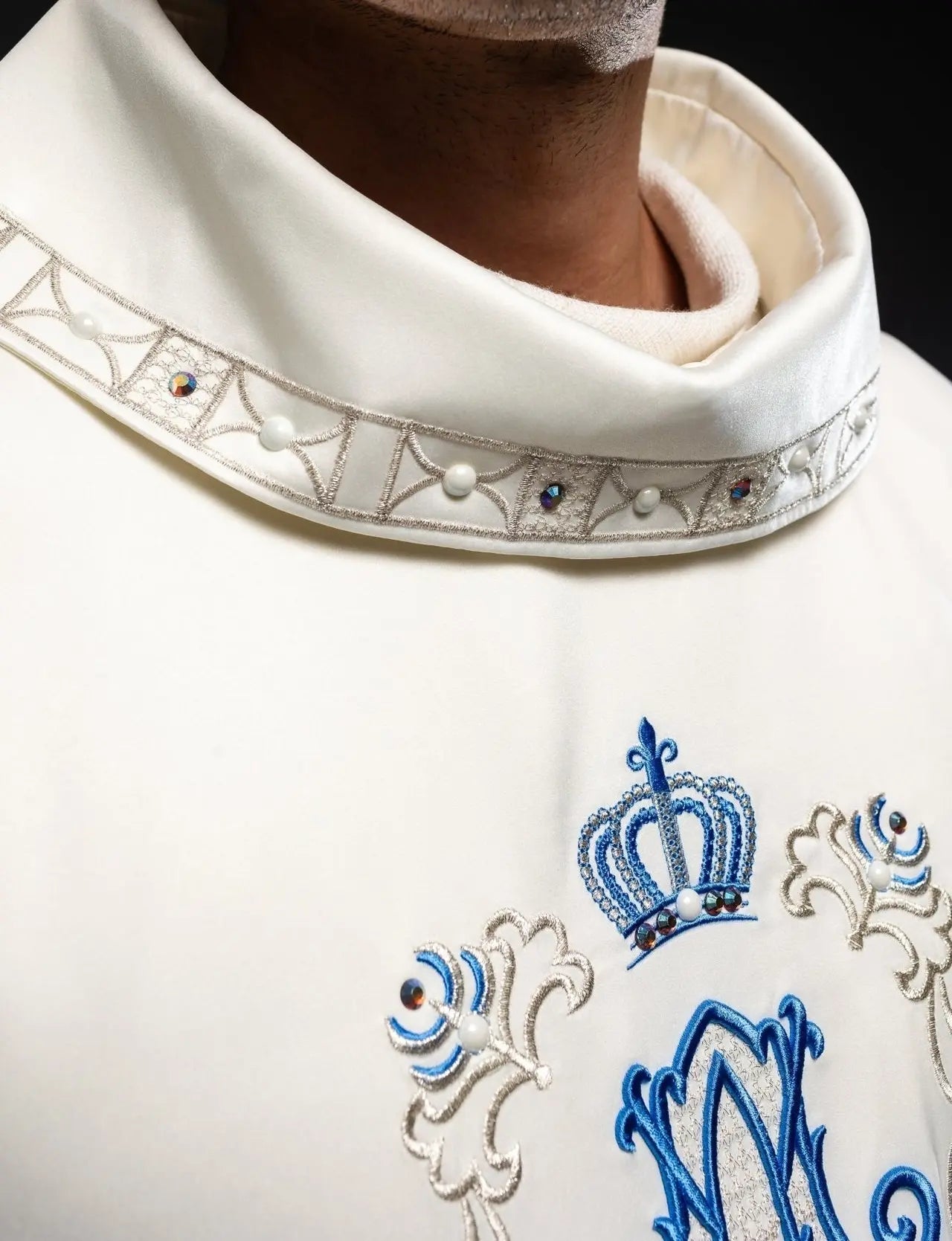 Chasuble with embroidered Marian belt