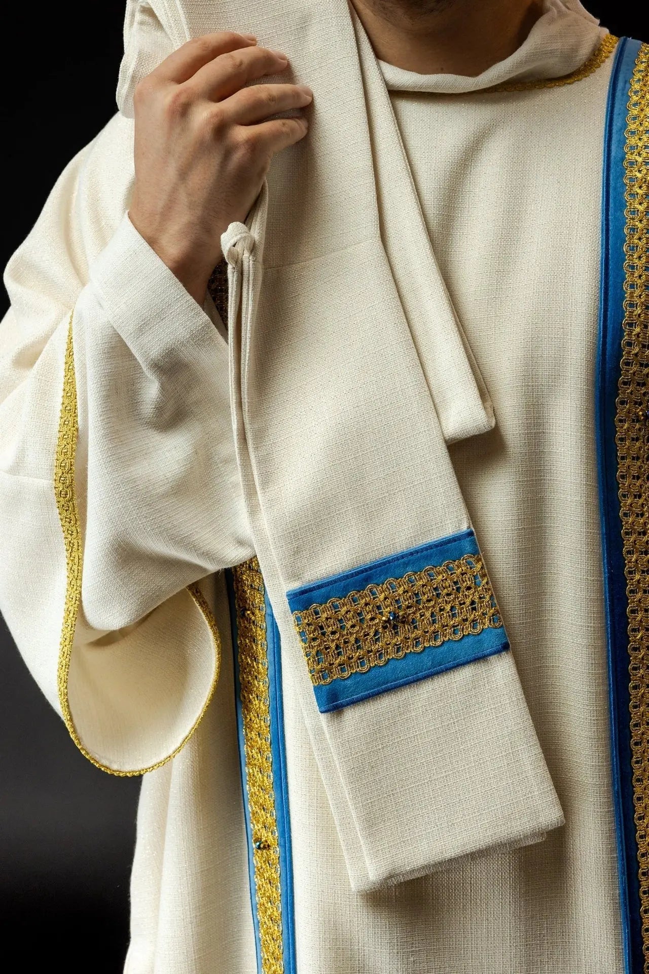Handmade Marian Dalmatic with Natural Stones – Handmade 1001 Collection