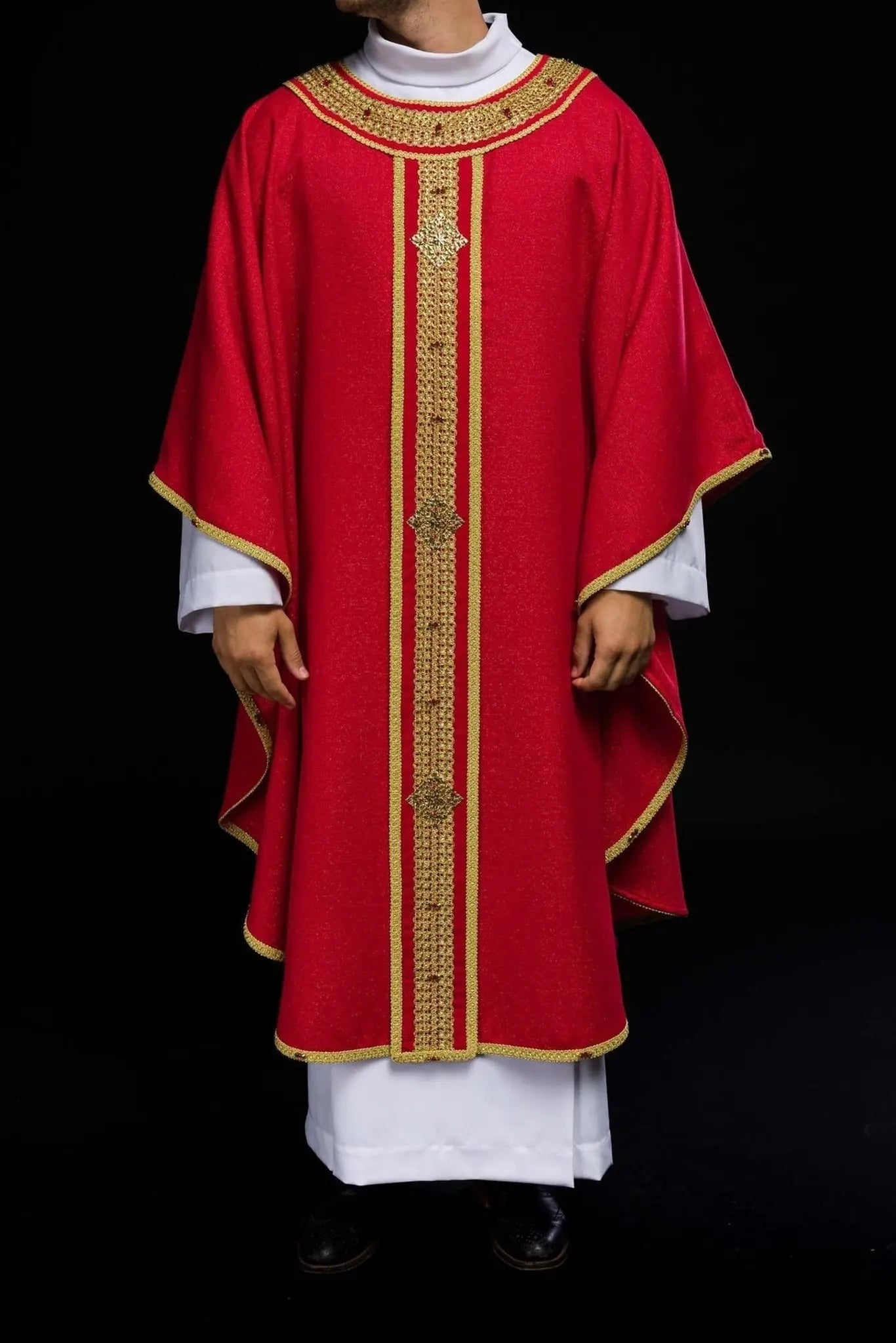 Chasuble faite main avec pierres naturelles – Collection Handmade 7001