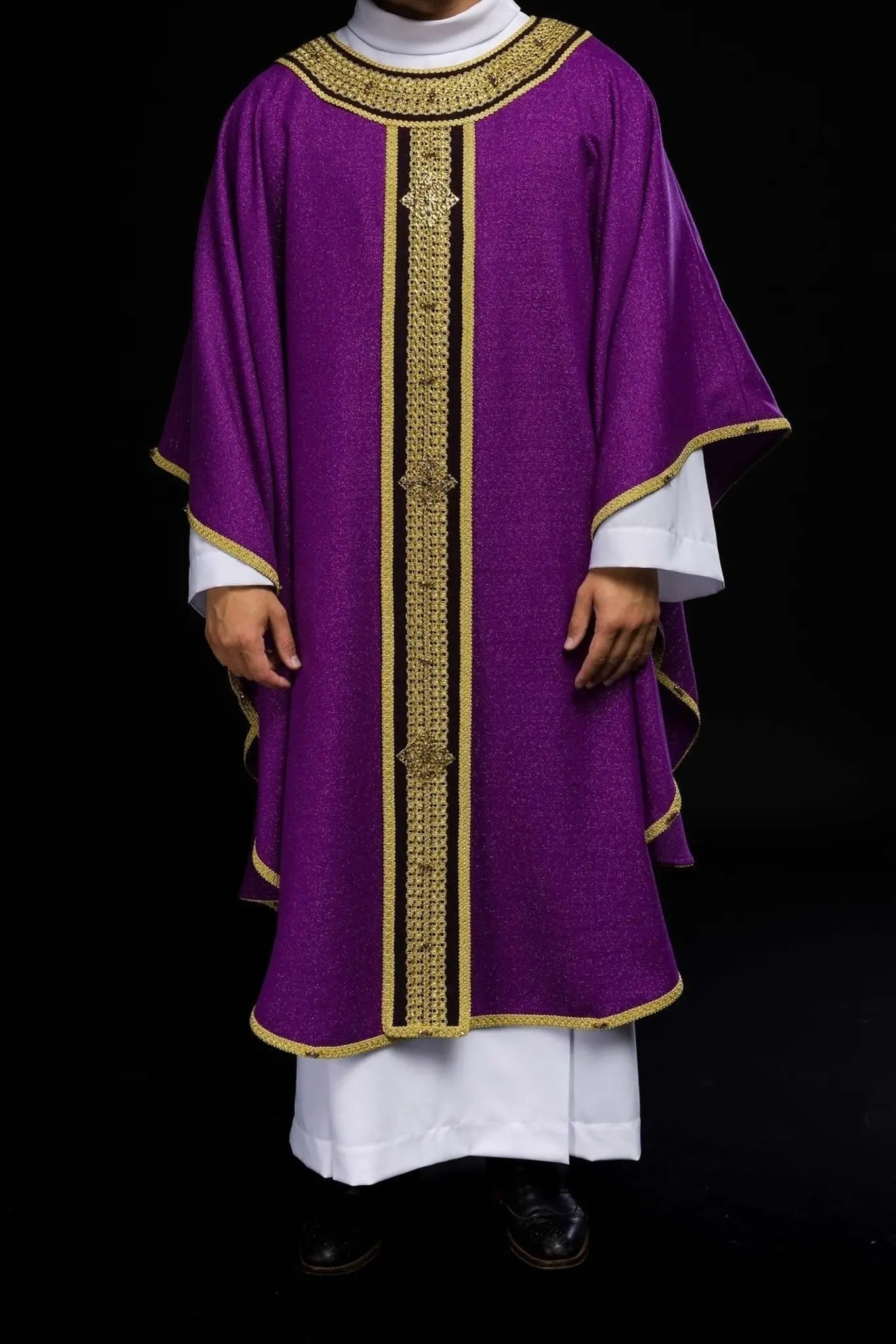Chasuble faite main avec pierres naturelles – Collection Handmade 7001