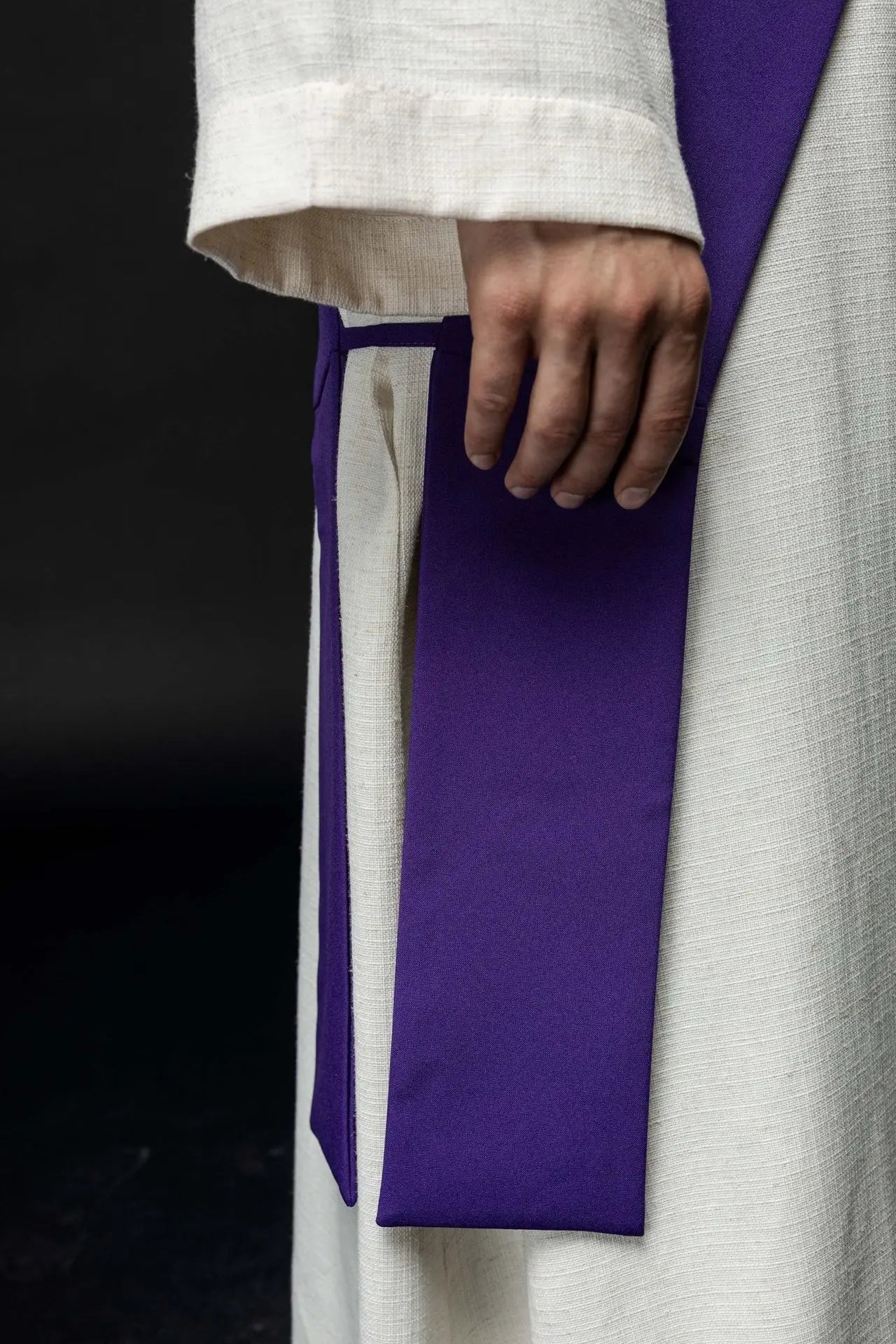 Étole diaconale Croix