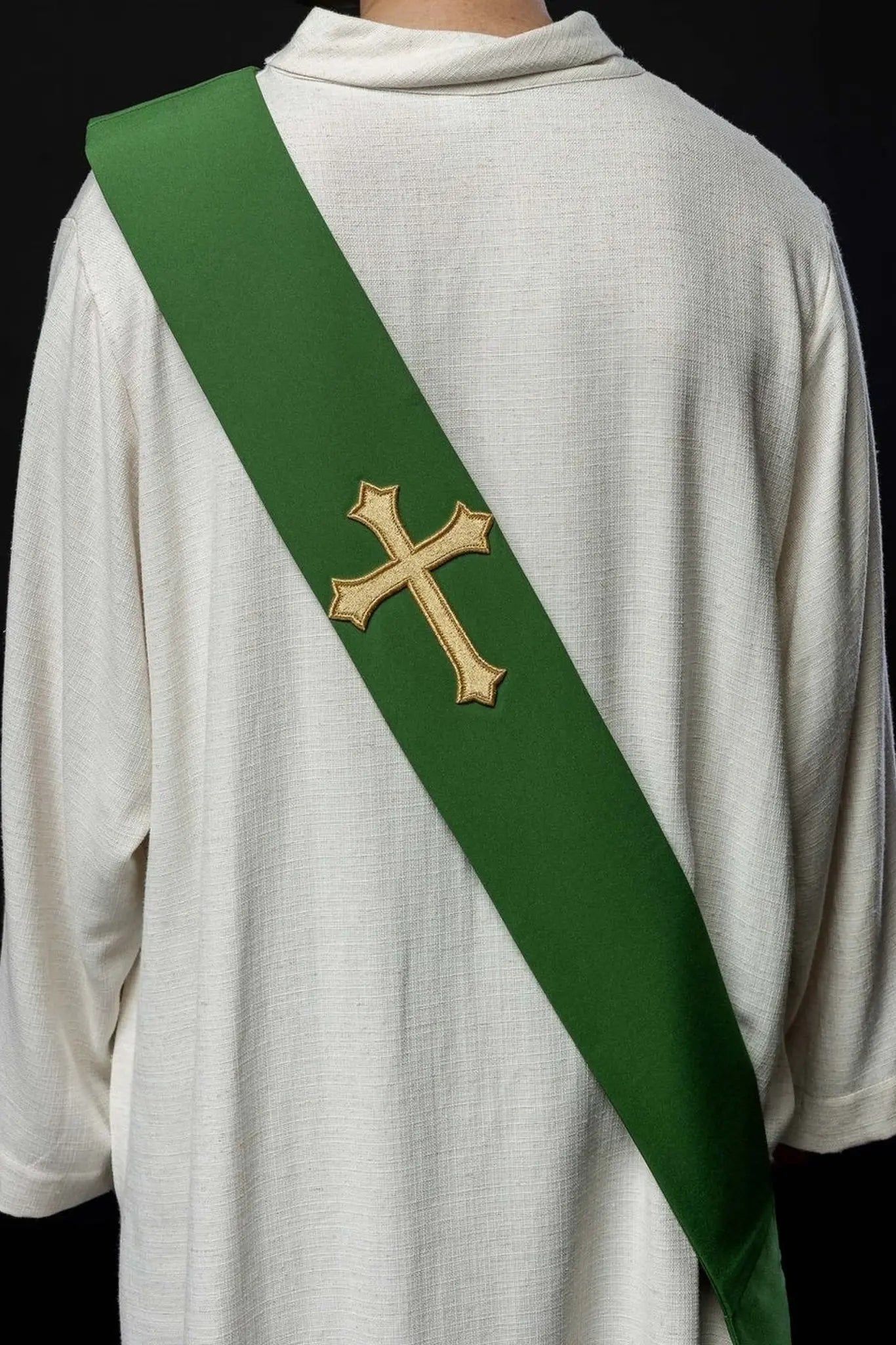 Étole diaconale Croix