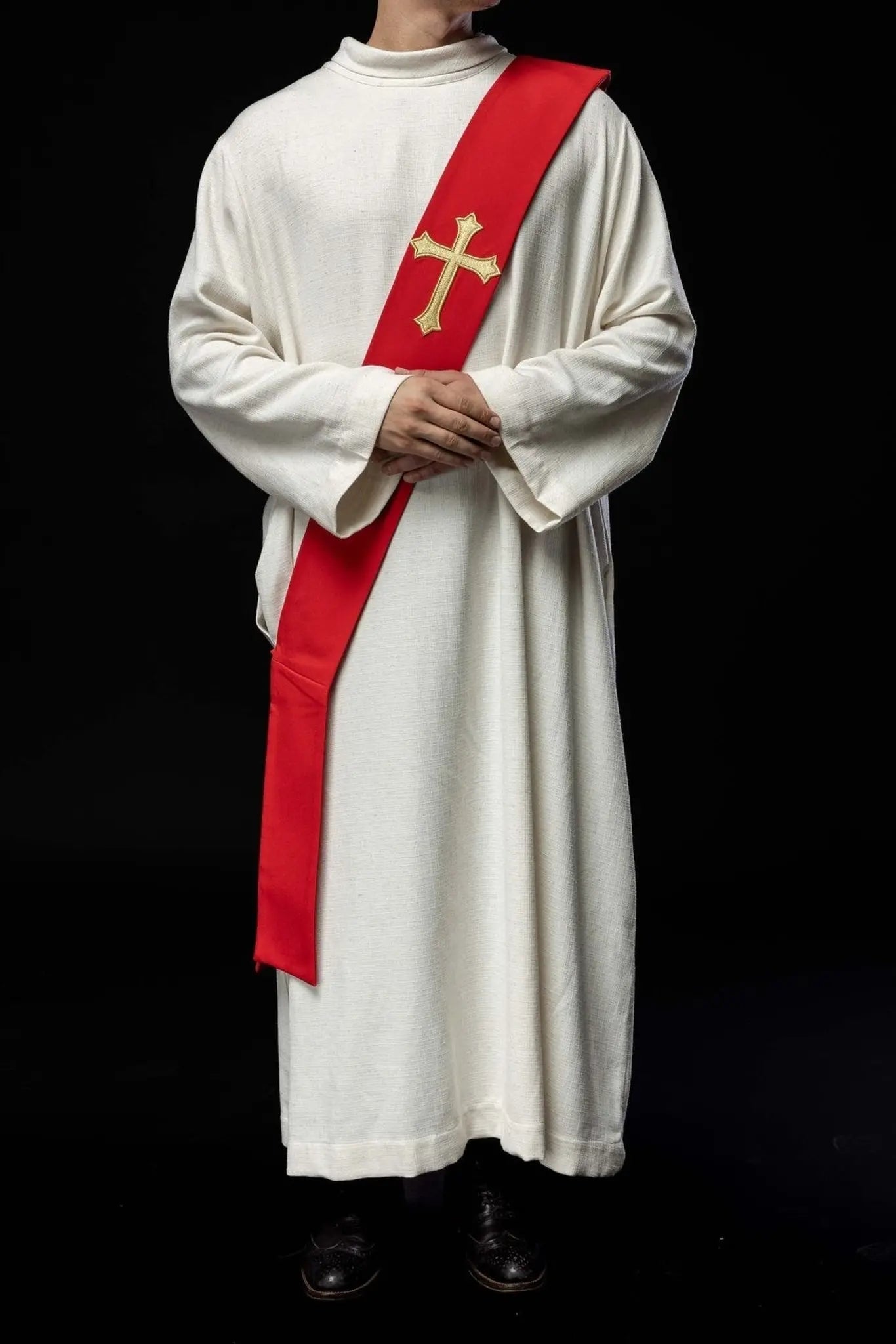 Étole diaconale Croix