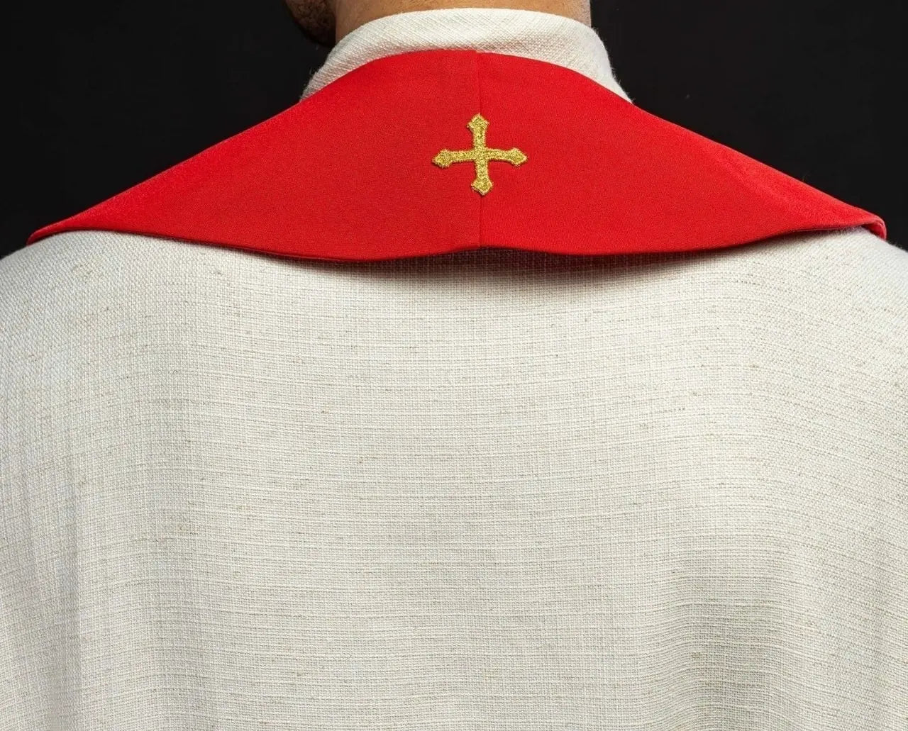 Embroidered stole Holy Spirit Red