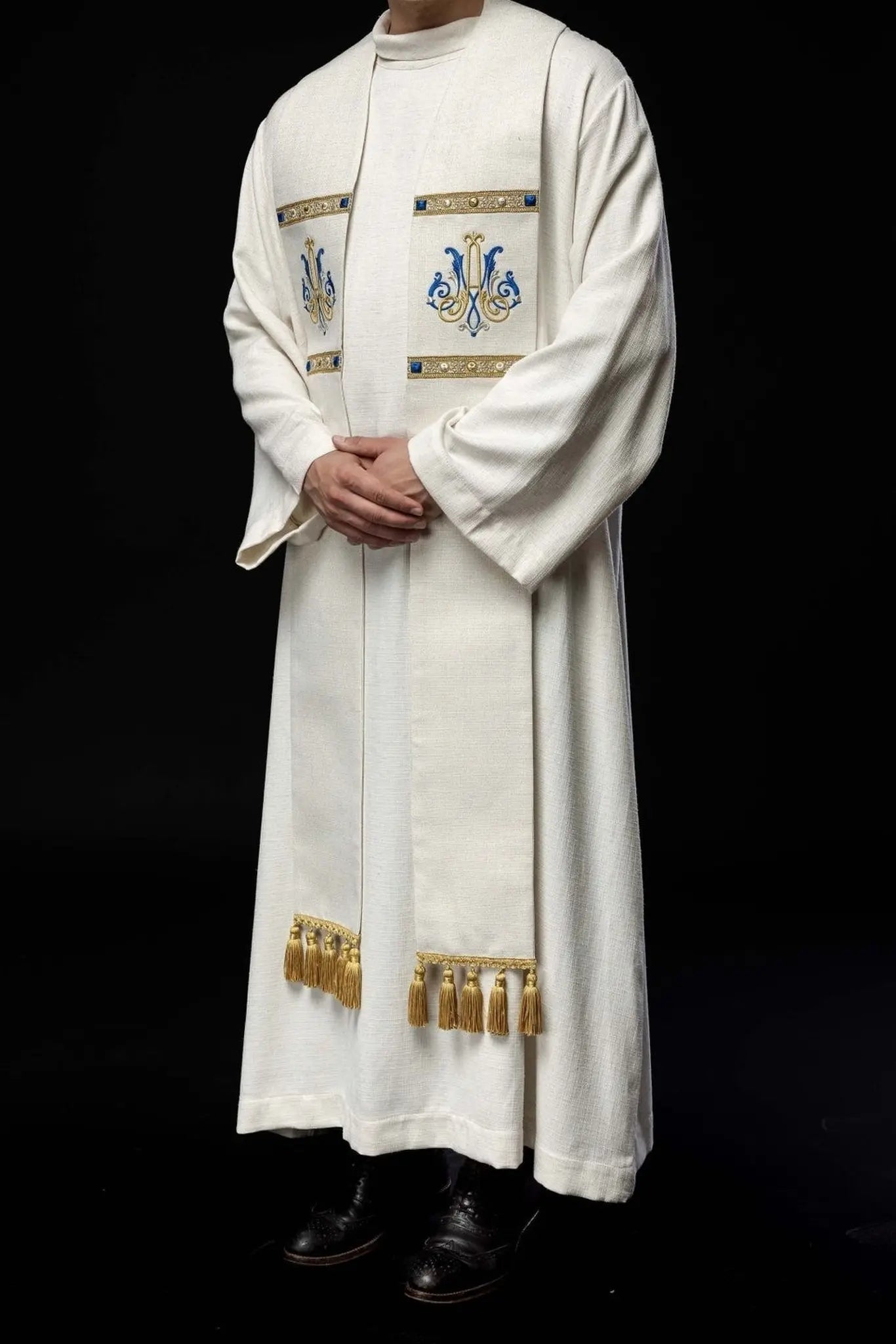 Embroidered Marian Stole