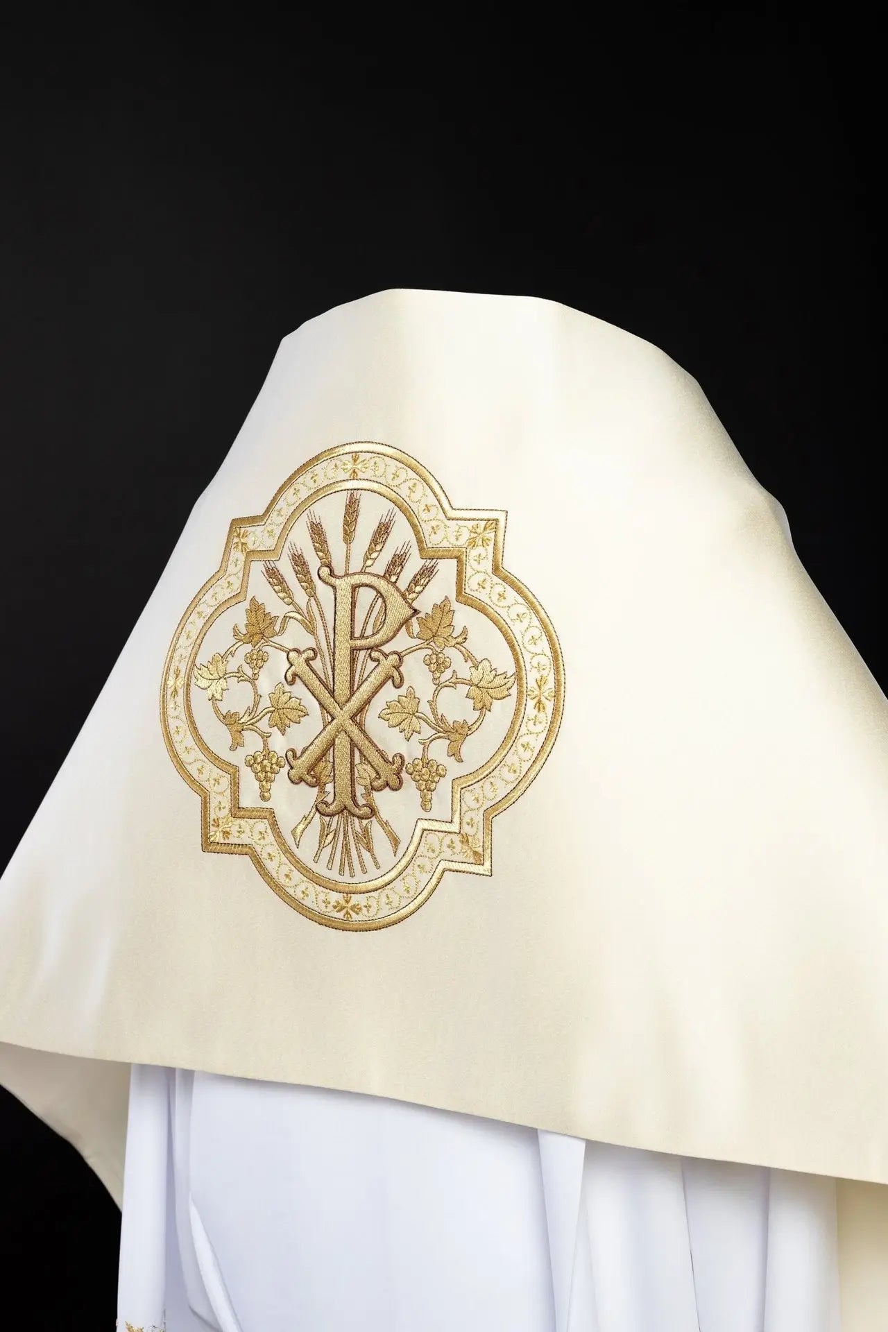 Voile liturgique avec le symbole PX